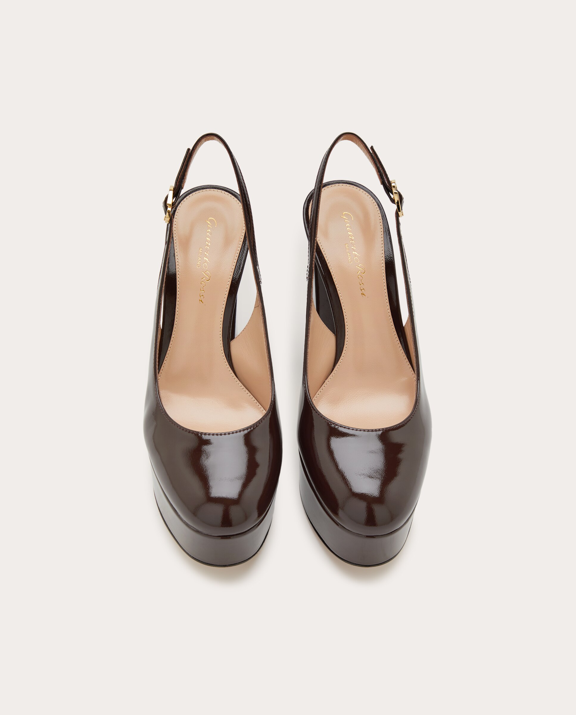 Zapatos de tacón Bessie de charol - Negro Negro-4
