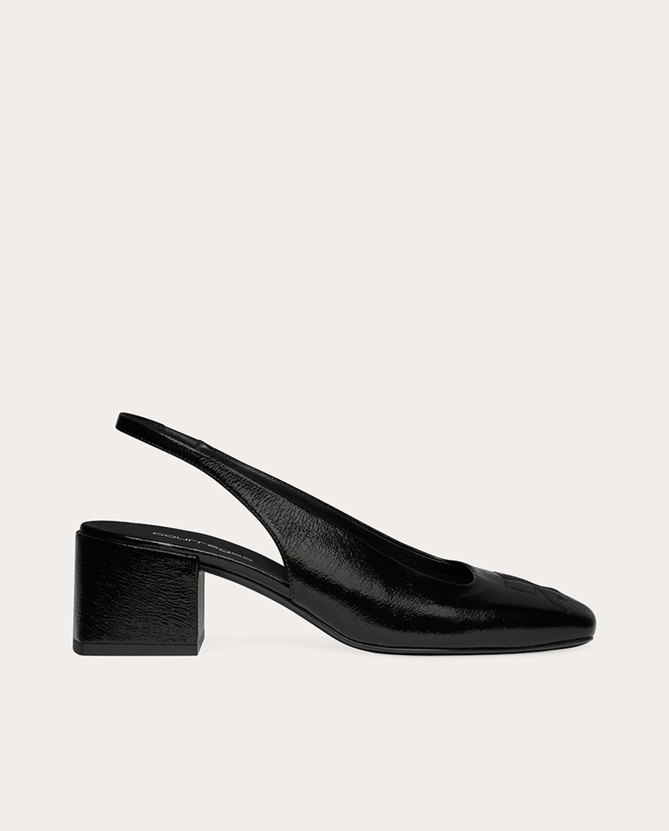 Imagen 1 de Zapatos de tacón de charol Negro
