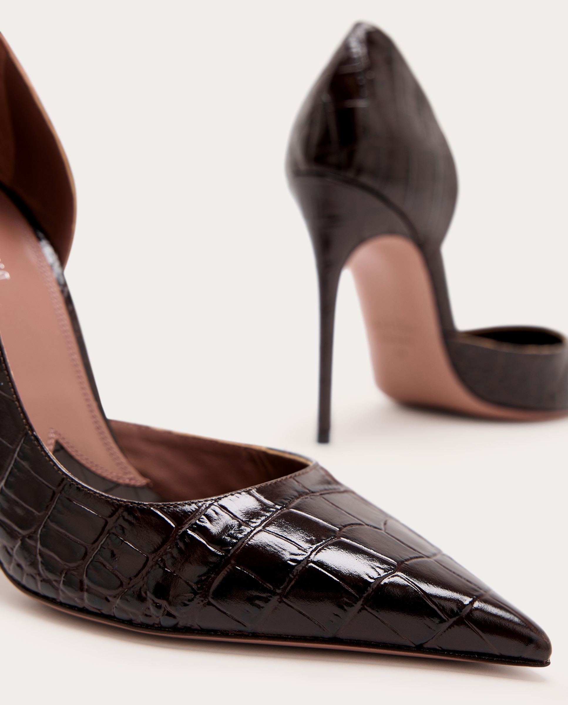 Zapatos Pump Lidia de piel - Marrón Marrón-5