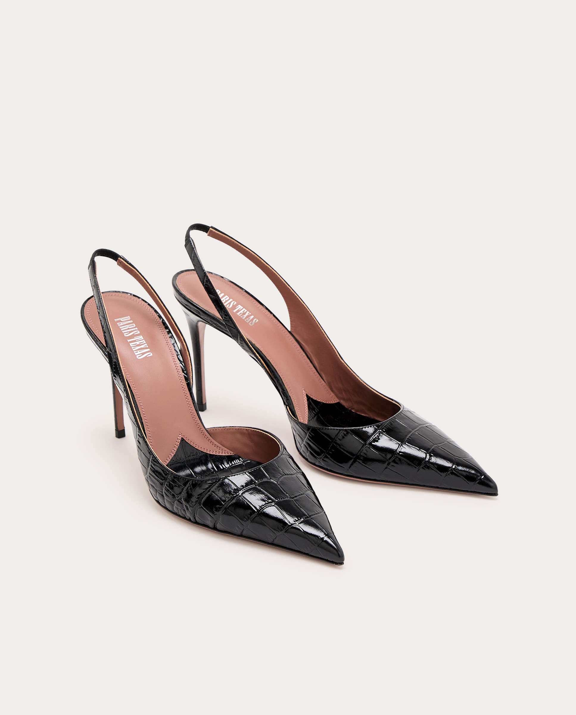 Zapatos Pump Lidia de piel - Negro Negro-2