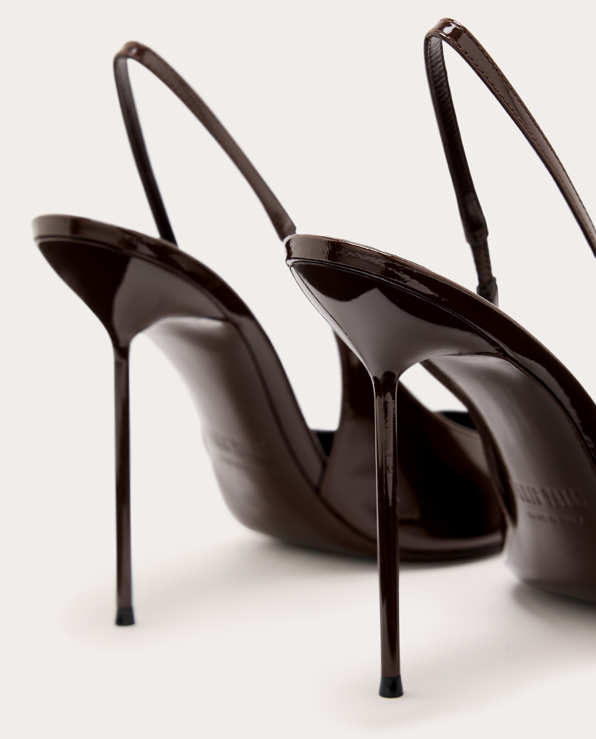 Slingbacks Lidia de charol - Marrón Marrón-3