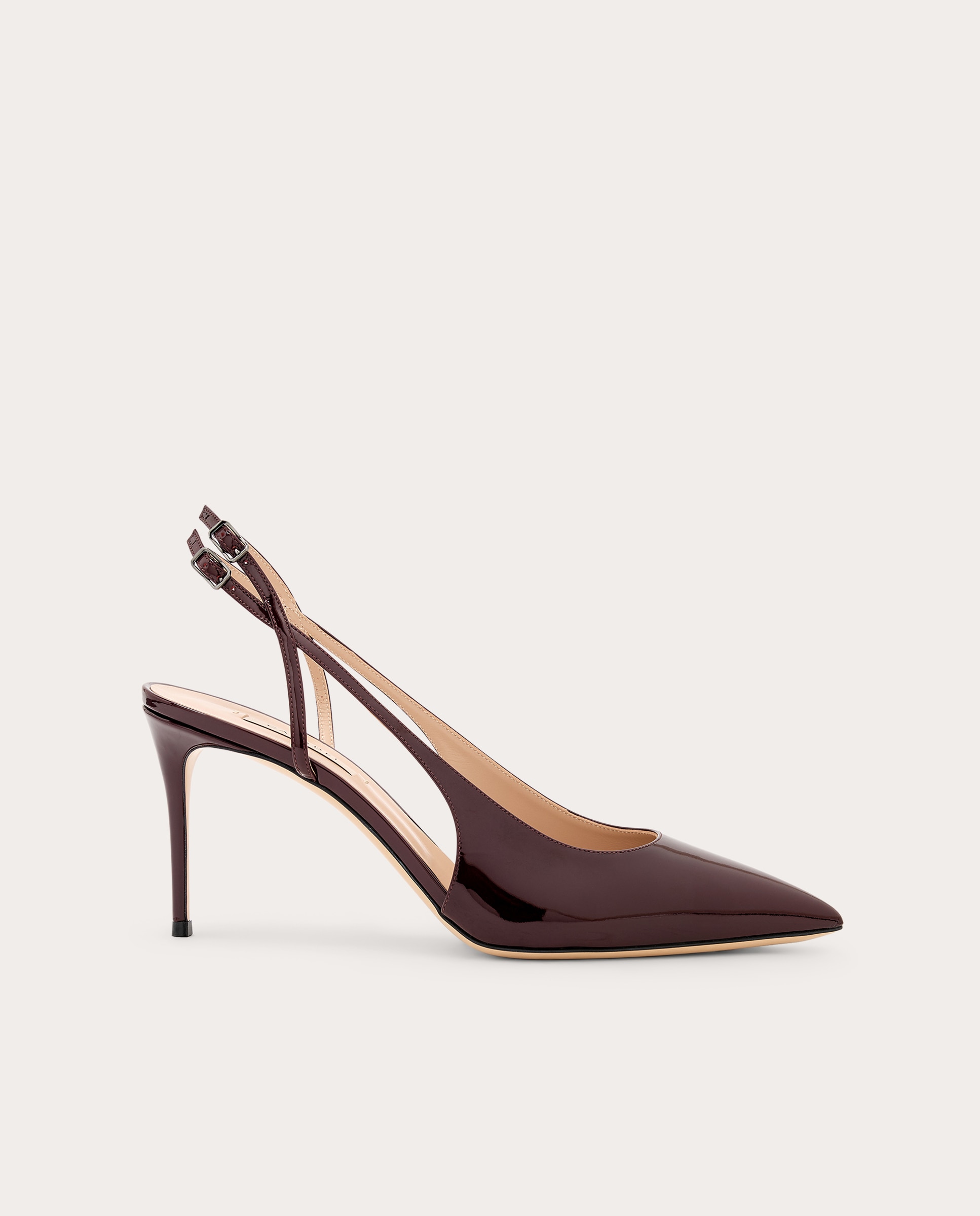 Imagen 0 de Zapatos destalonados Julia de charol Burdeos