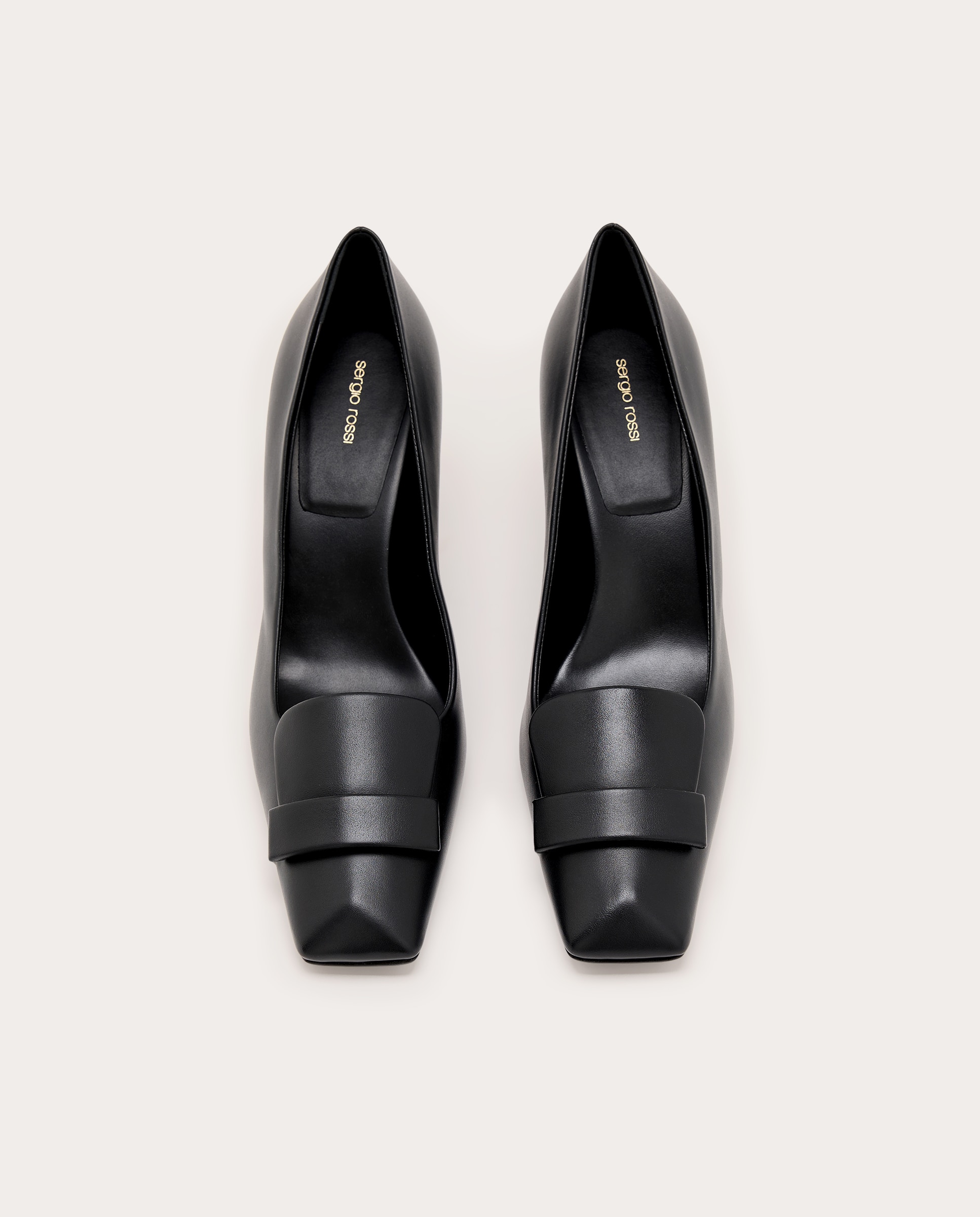 Zapatos de salón de charol - Negro Negro-4