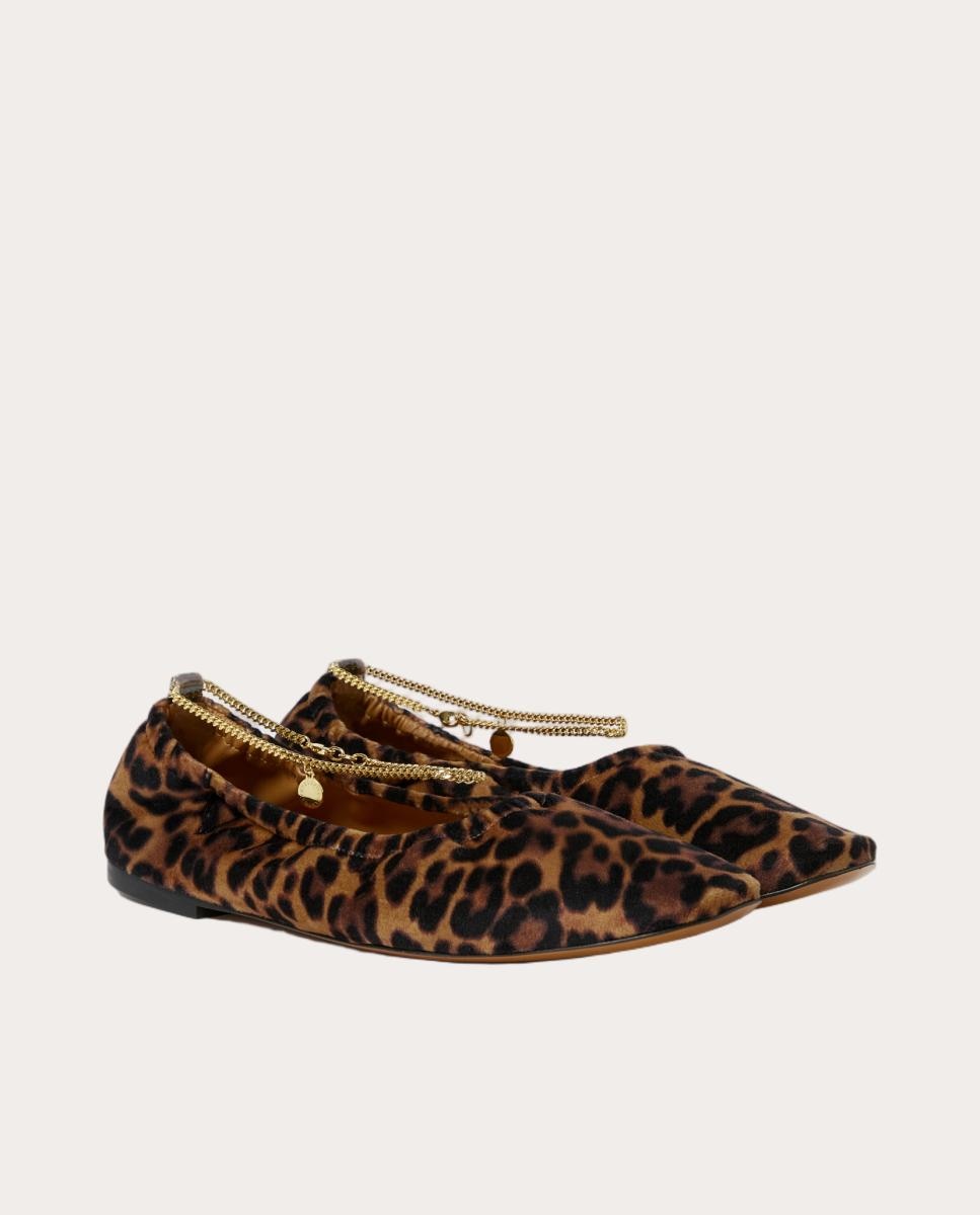 Bailarinas animal print con cadena - Multicolor Multicolor-2
