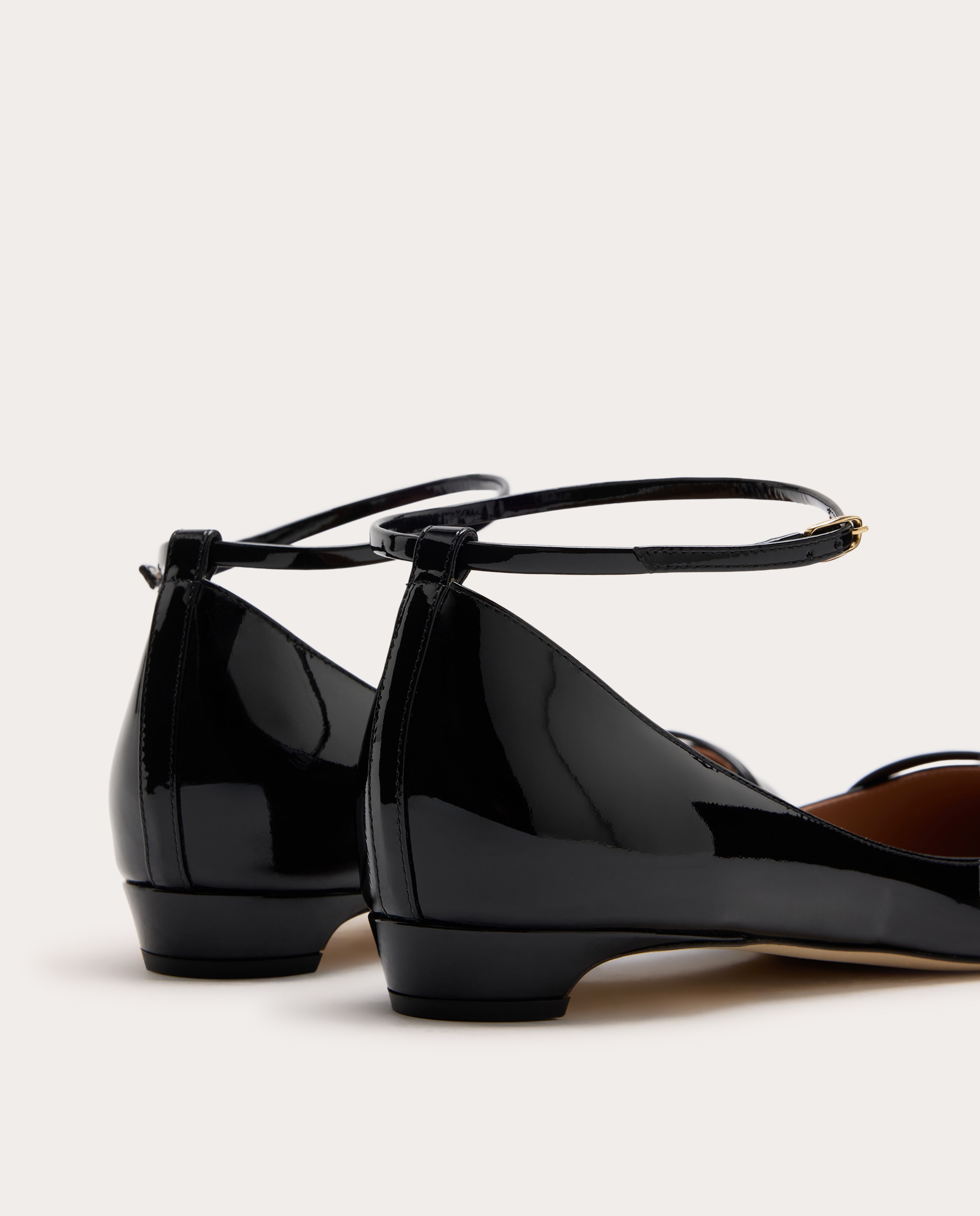 Zapato plano Mary de charol - Negro Negro-3