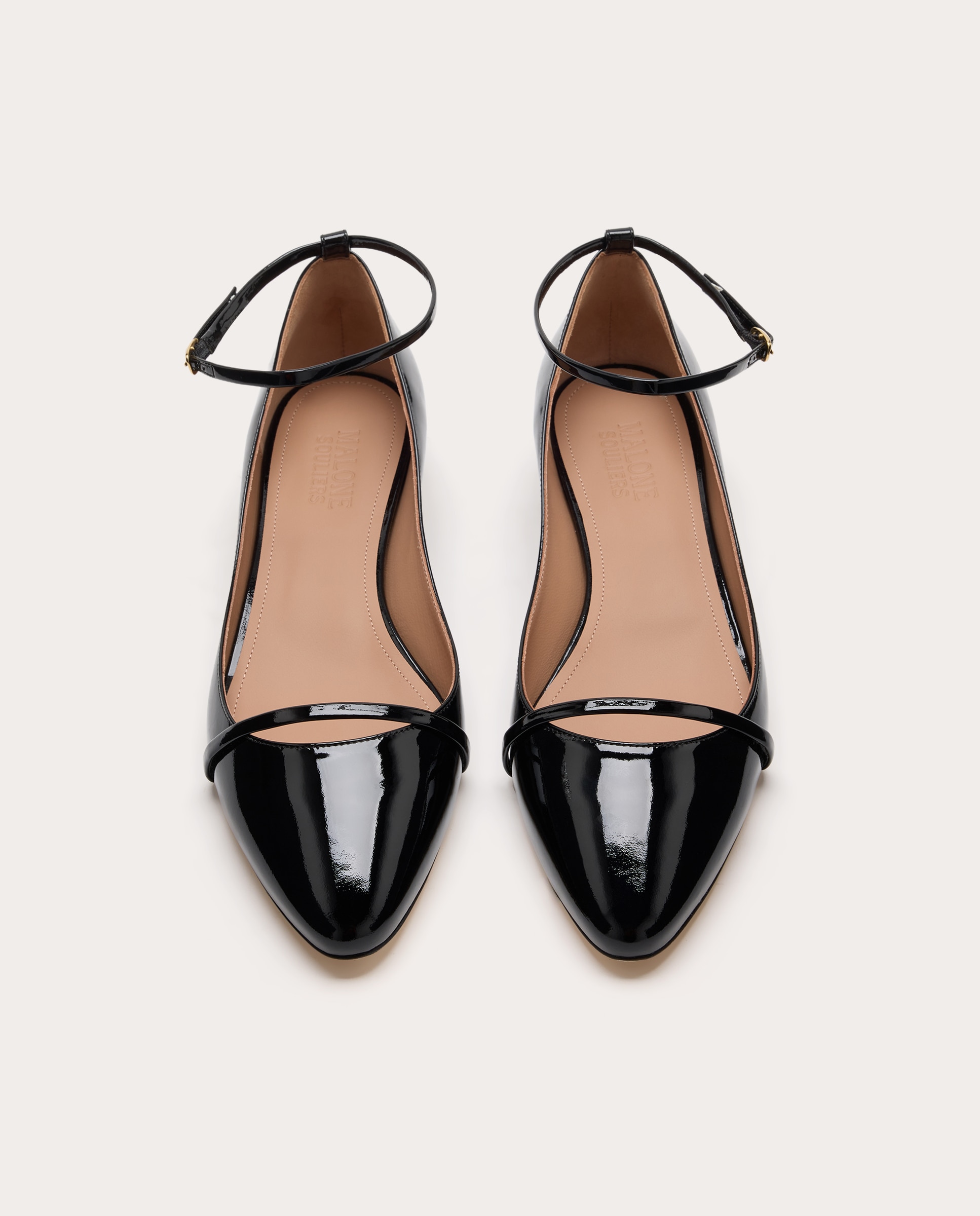 Zapato plano Mary de charol - Negro Negro-4