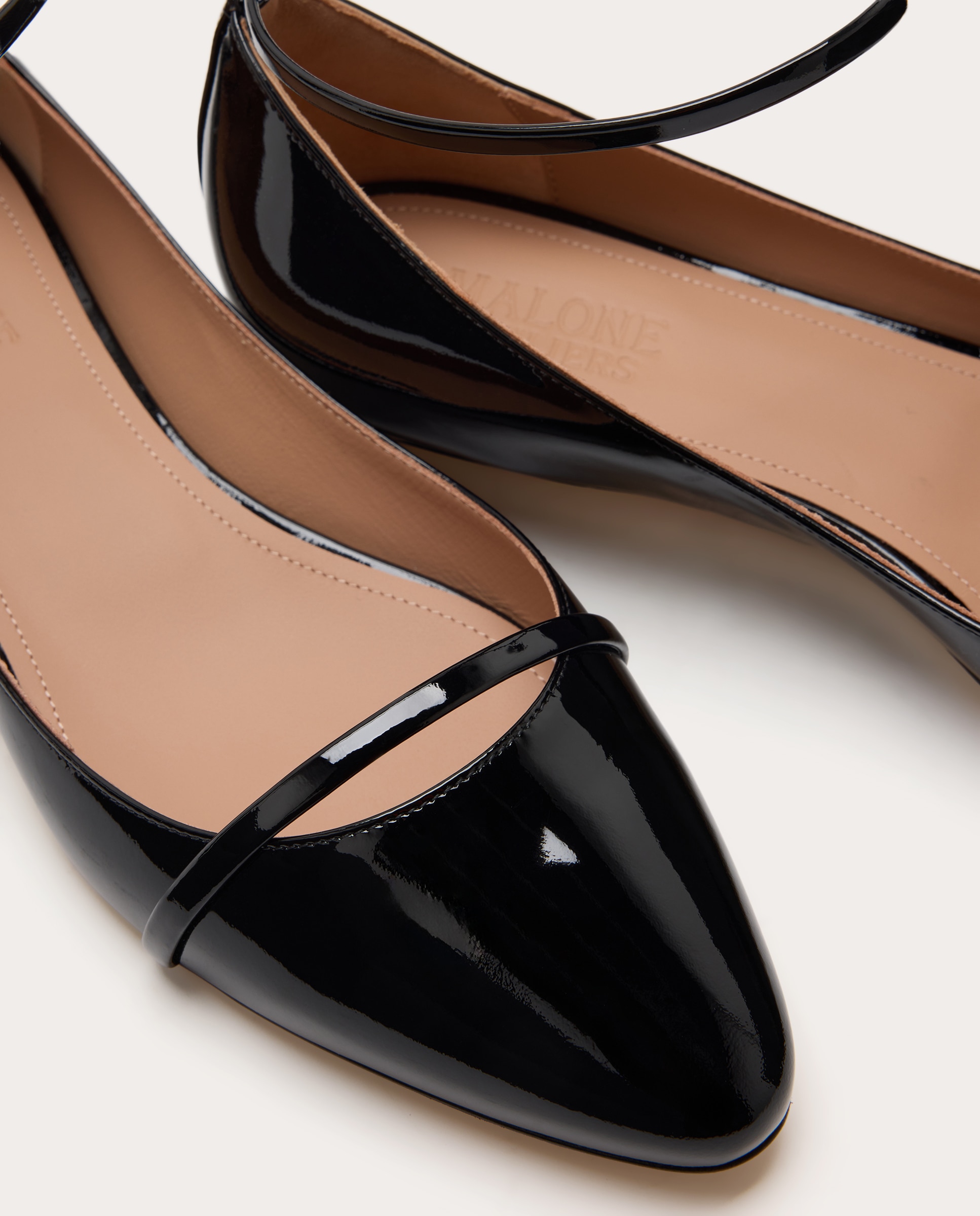 Zapato plano Mary de charol - Negro Negro-5