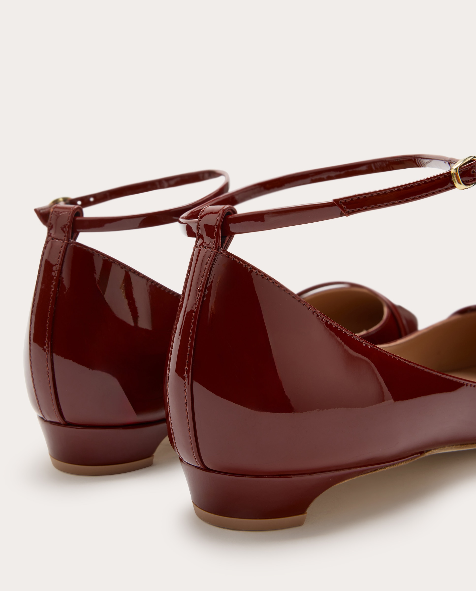 Zapato plano Mary de charol - Burdeos Burdeos-3