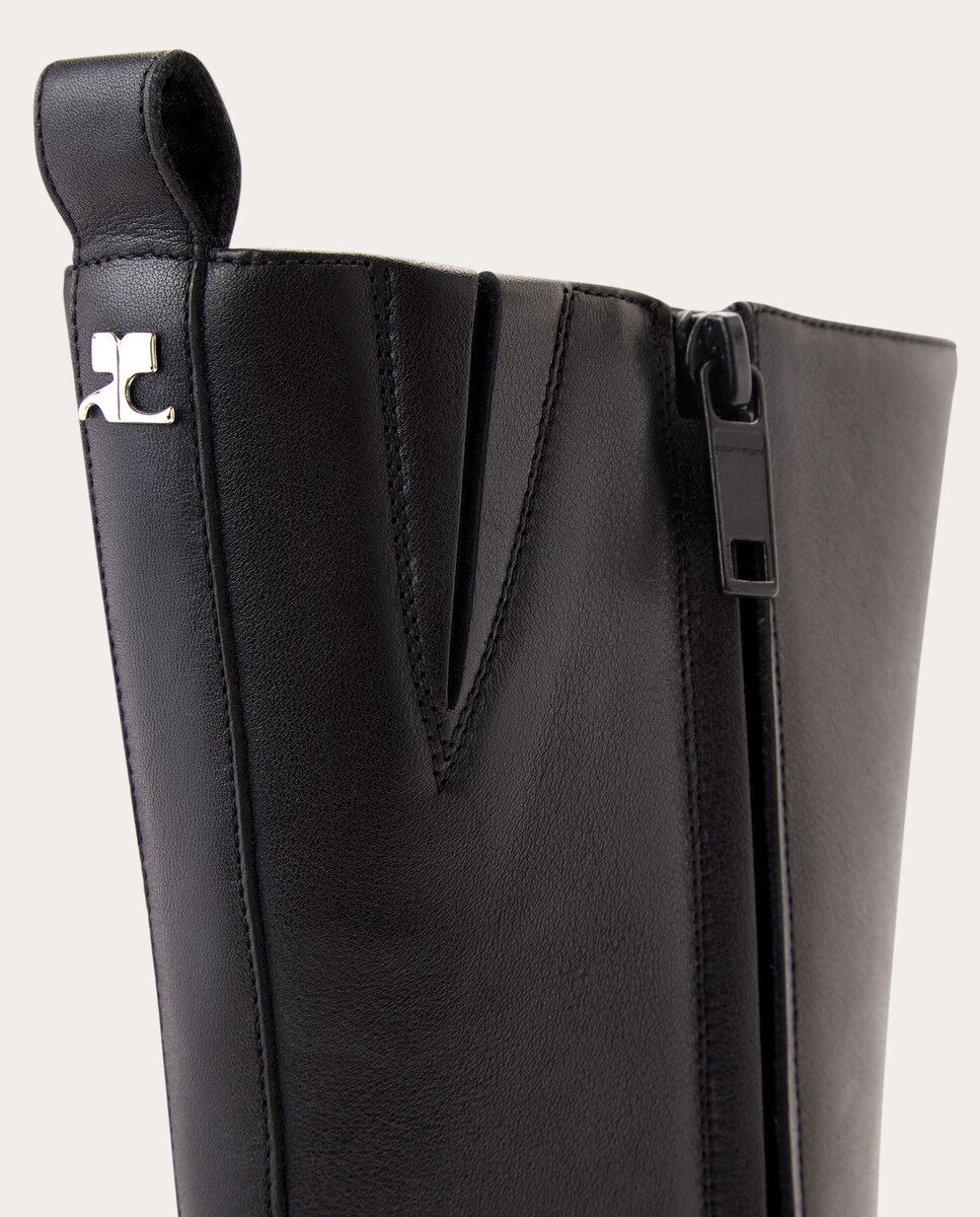 Botines de piel Negro-5