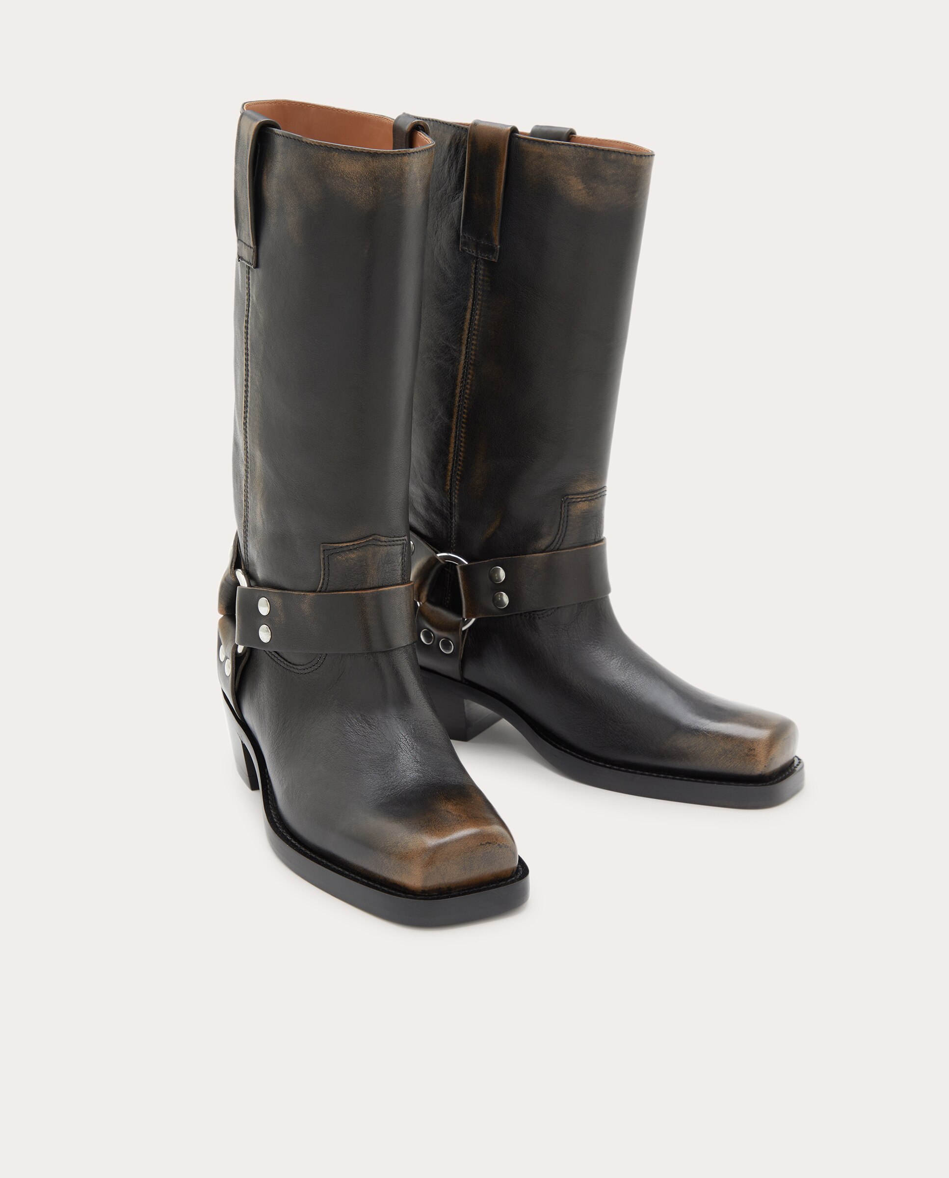 Botas Roxy de piel - Negro Negro-2