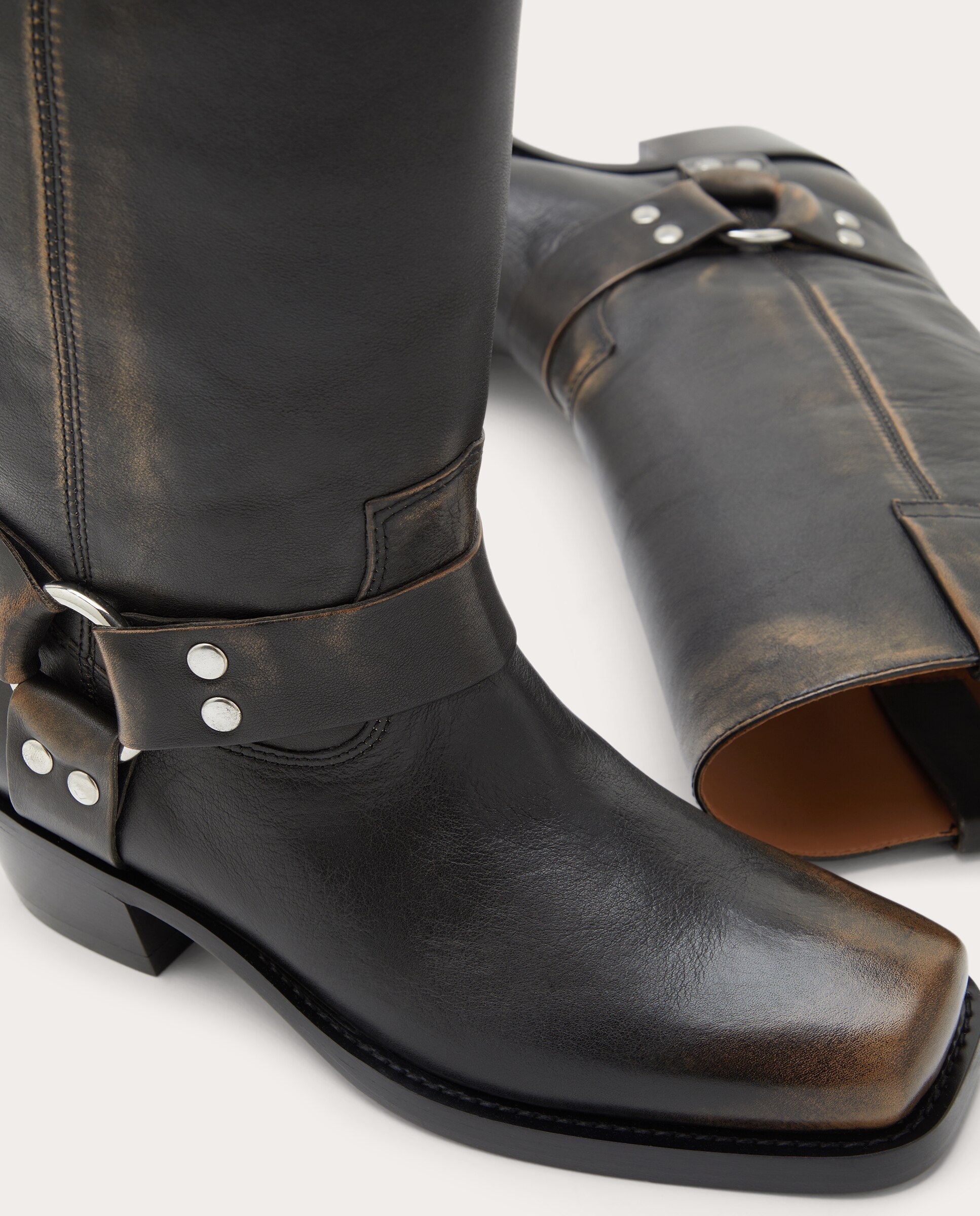 Botas Roxy de piel - Negro Negro-4