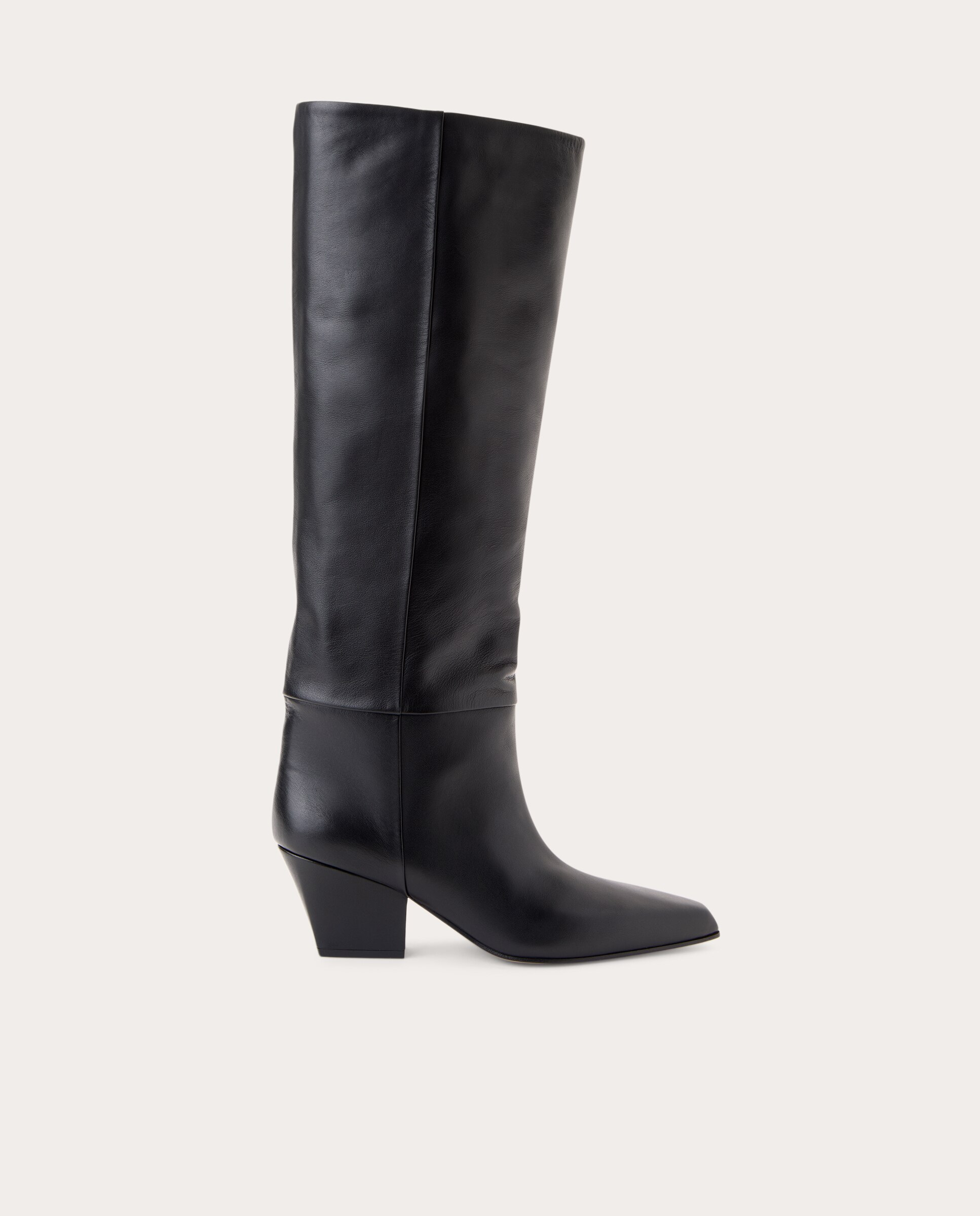 Imagen 0 de Botas altas Jane de piel Negro