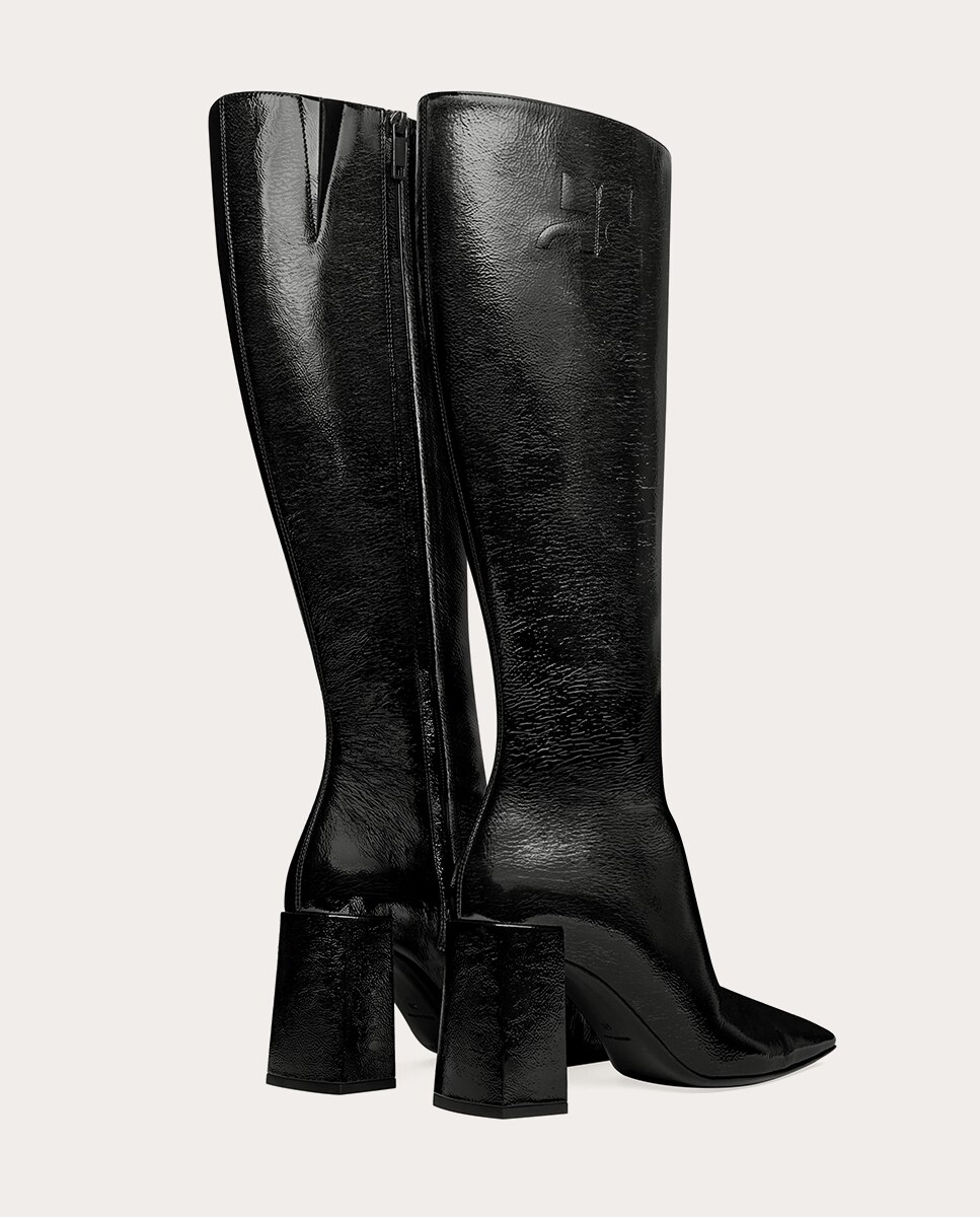 Imagen 2 de Botas de charol - Negro Negro