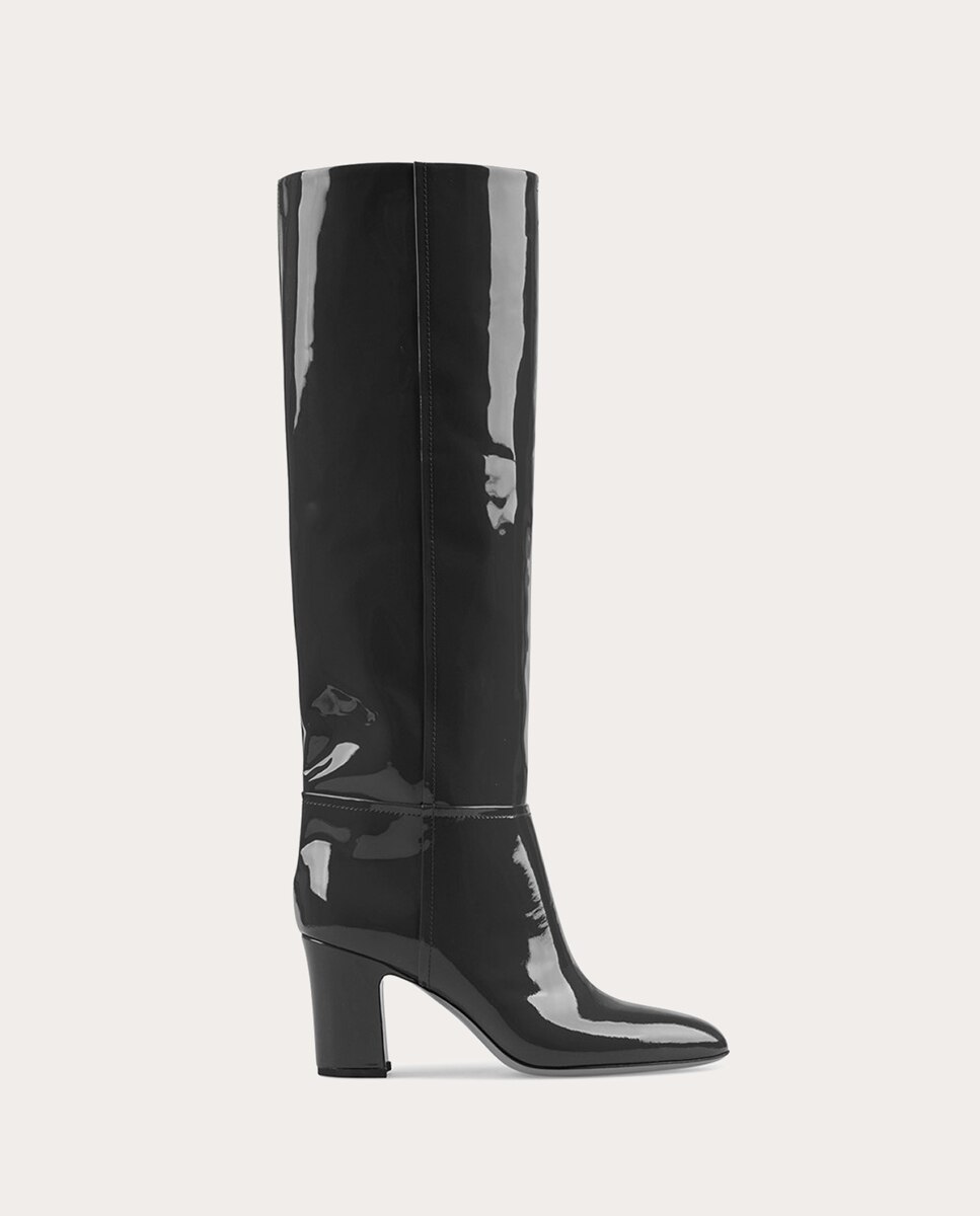 Imagen 0 de Botas Lavinia de charol Negro