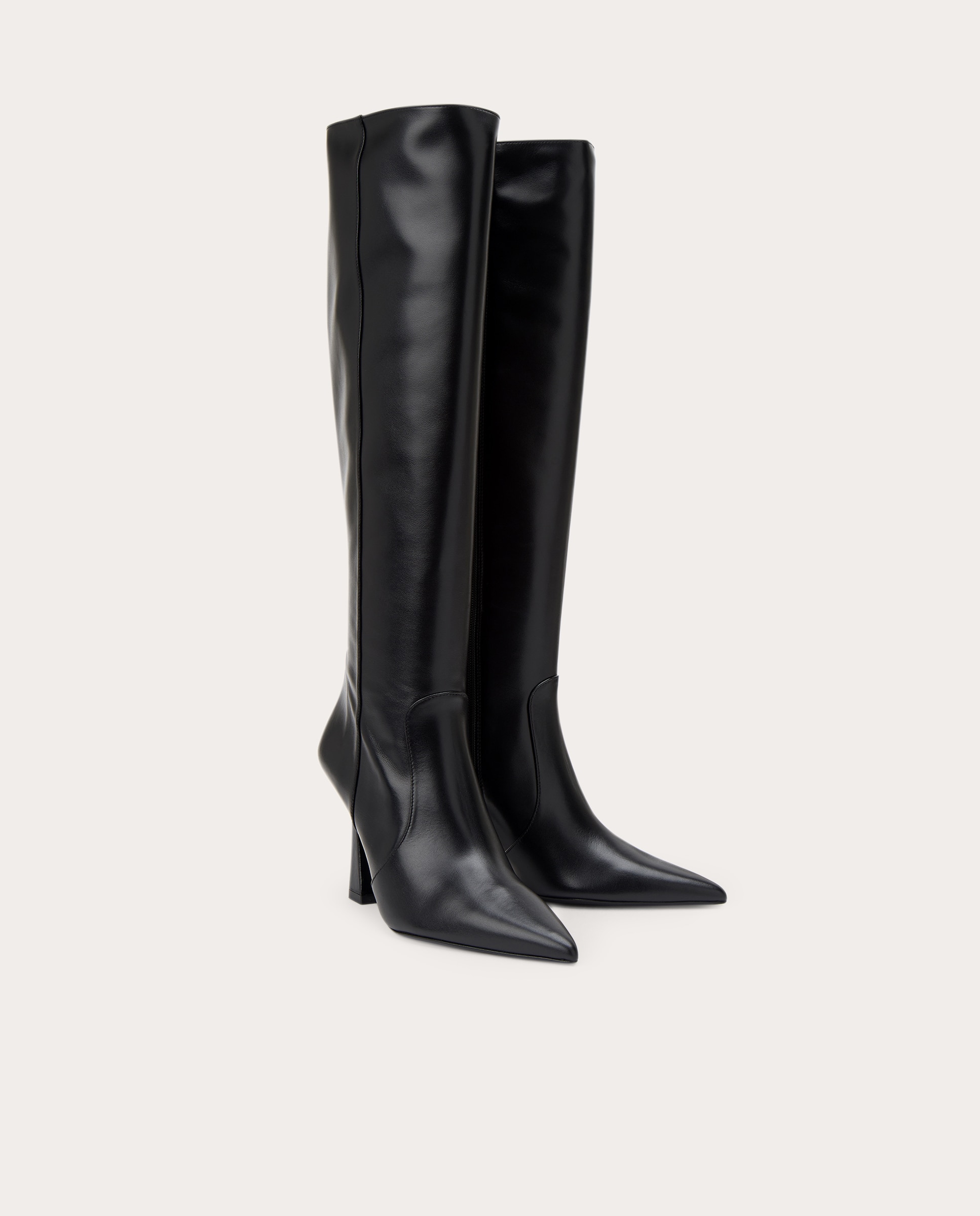 Botas Vinnie de piel - Negro Negro-2