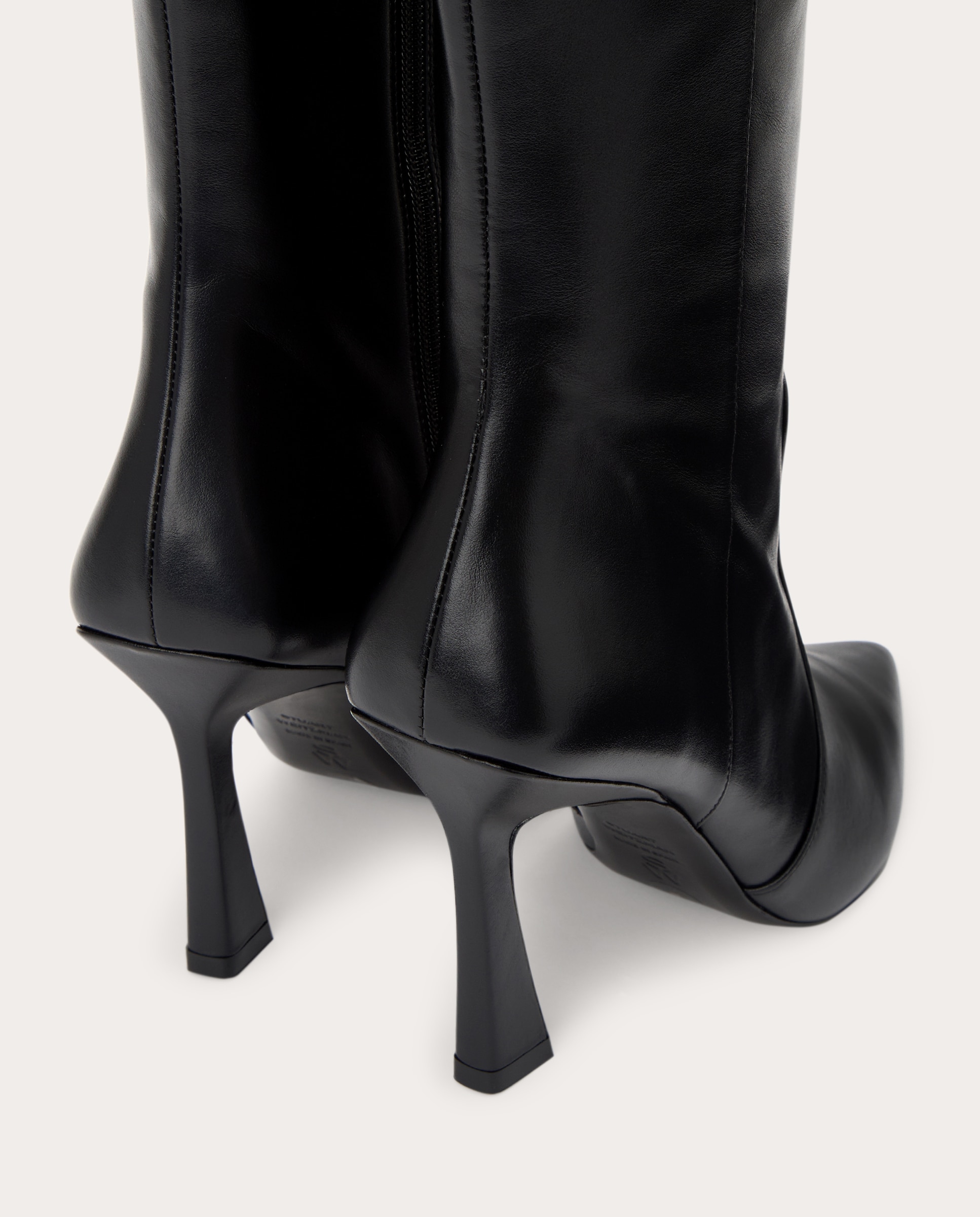 Botas Vinnie de piel - Negro Negro-3