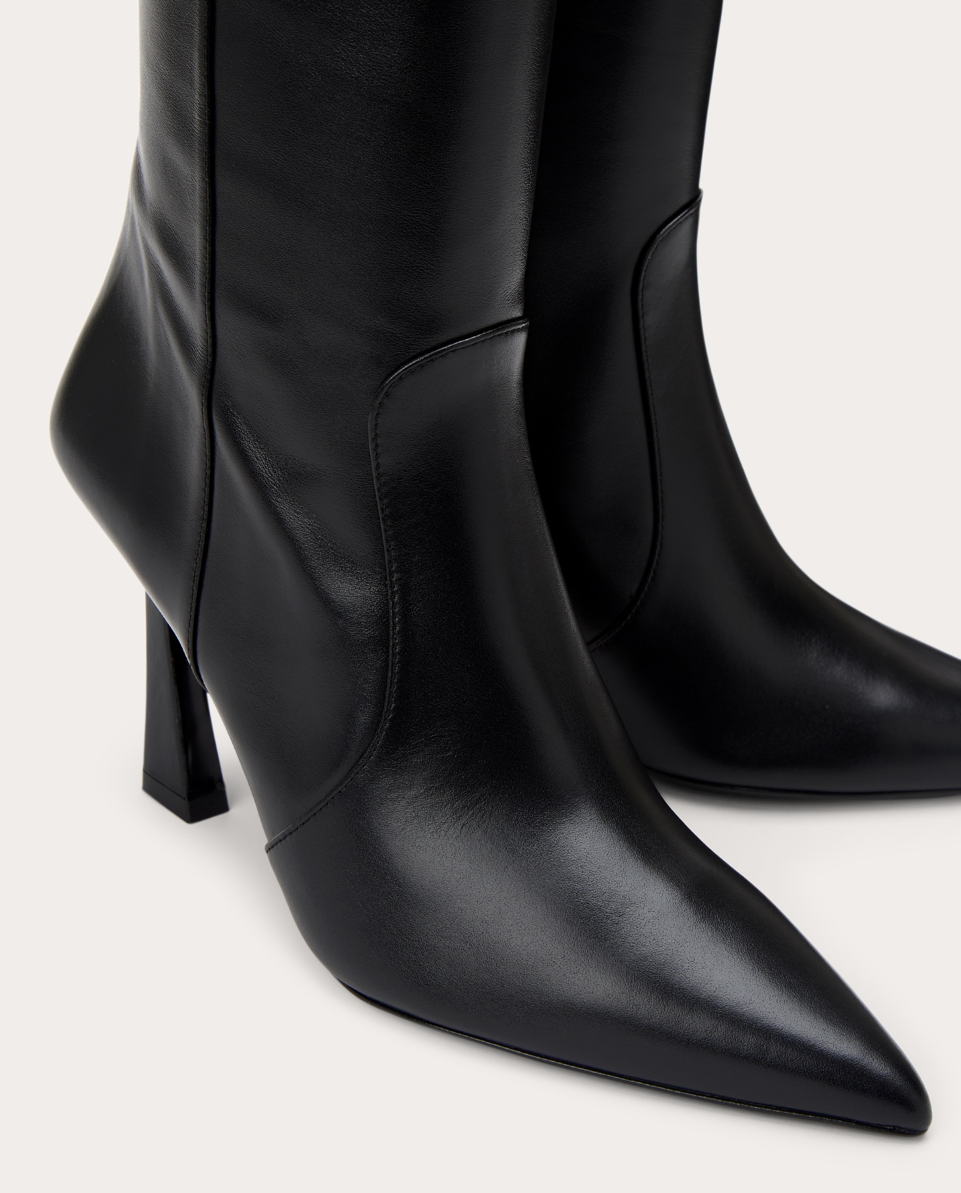 Botas Vinnie de piel - Negro Negro-4