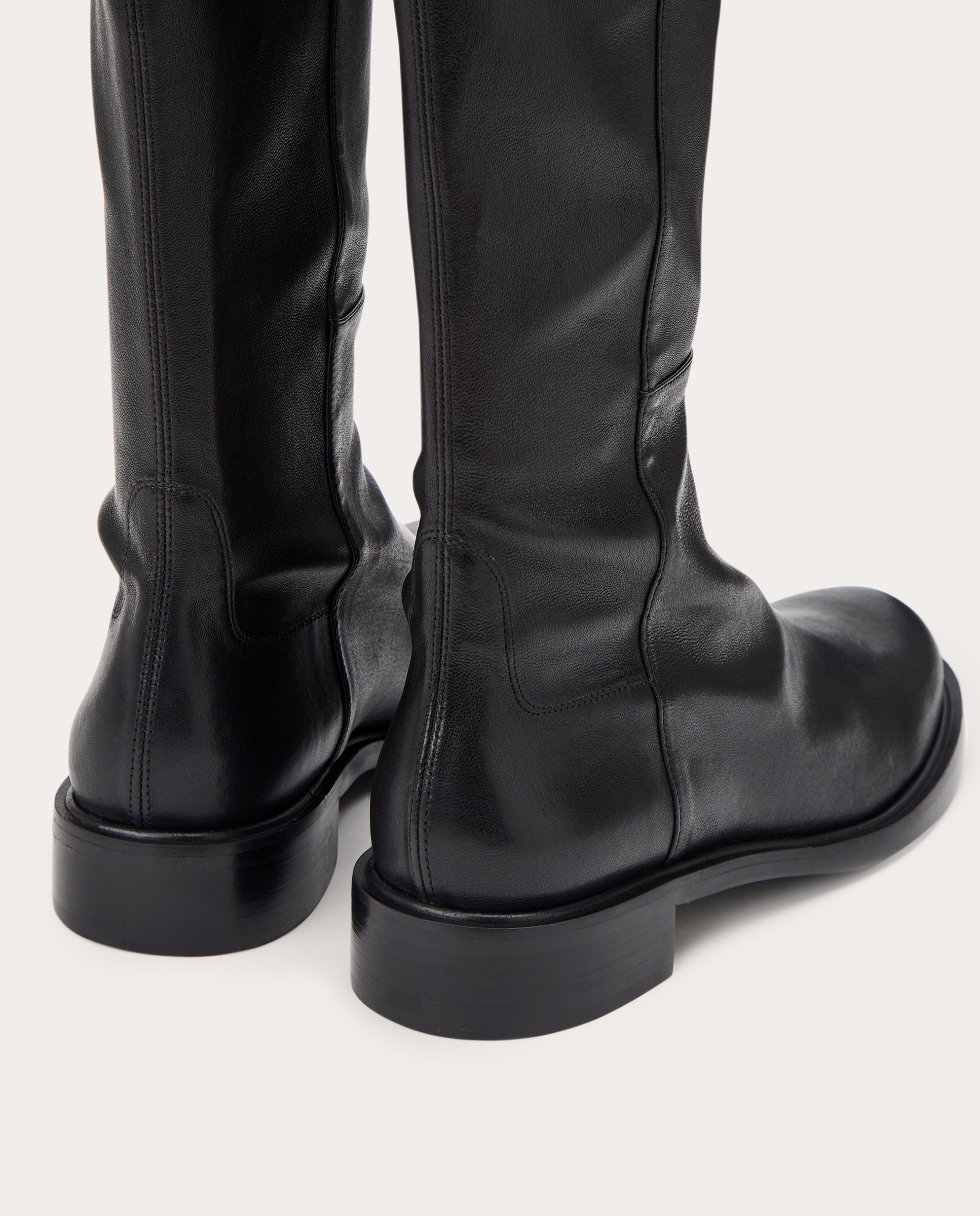 Botas Gisele de piel - Negro Negro-3