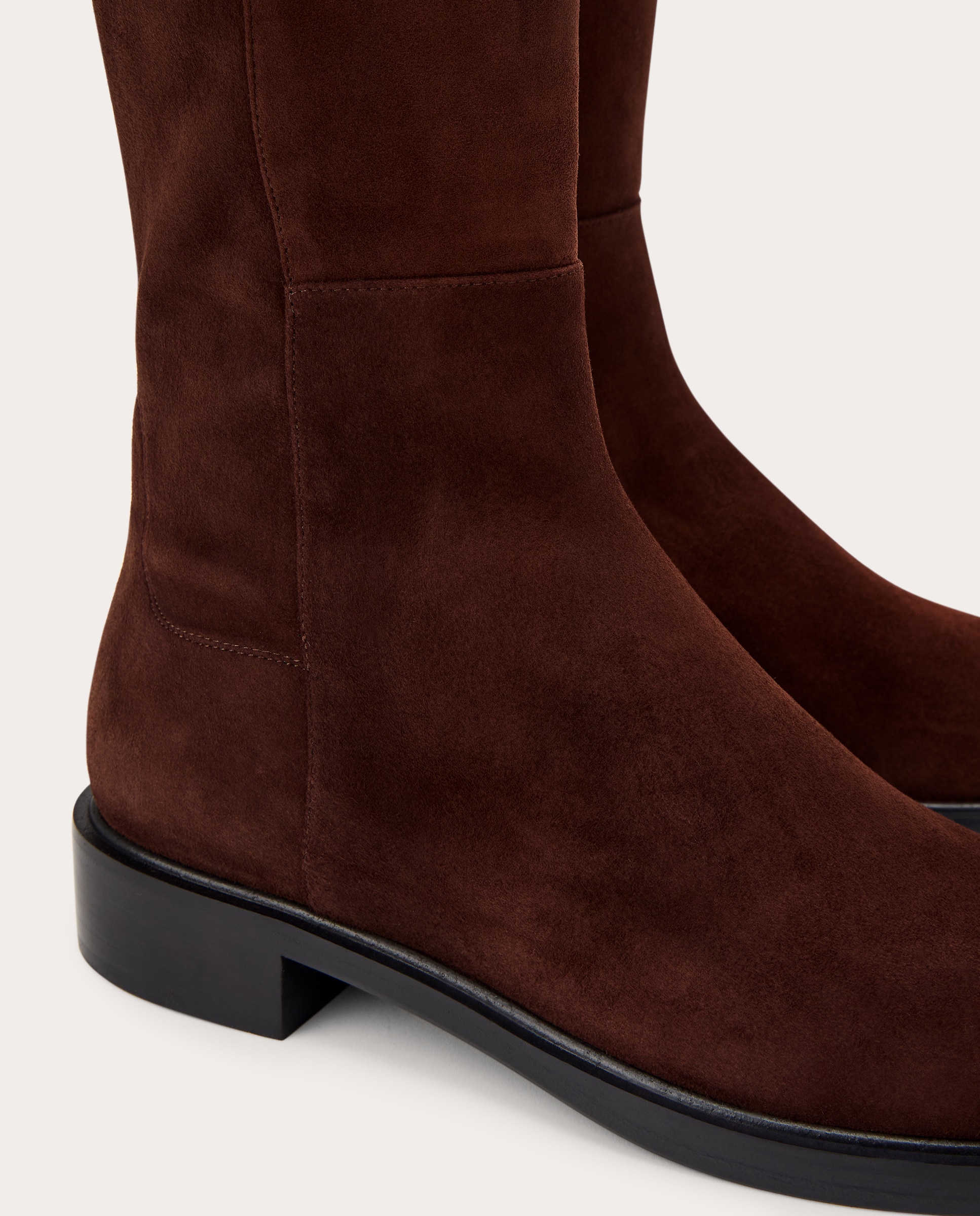 Botas Gisele de ante - Marrón Marrón-4