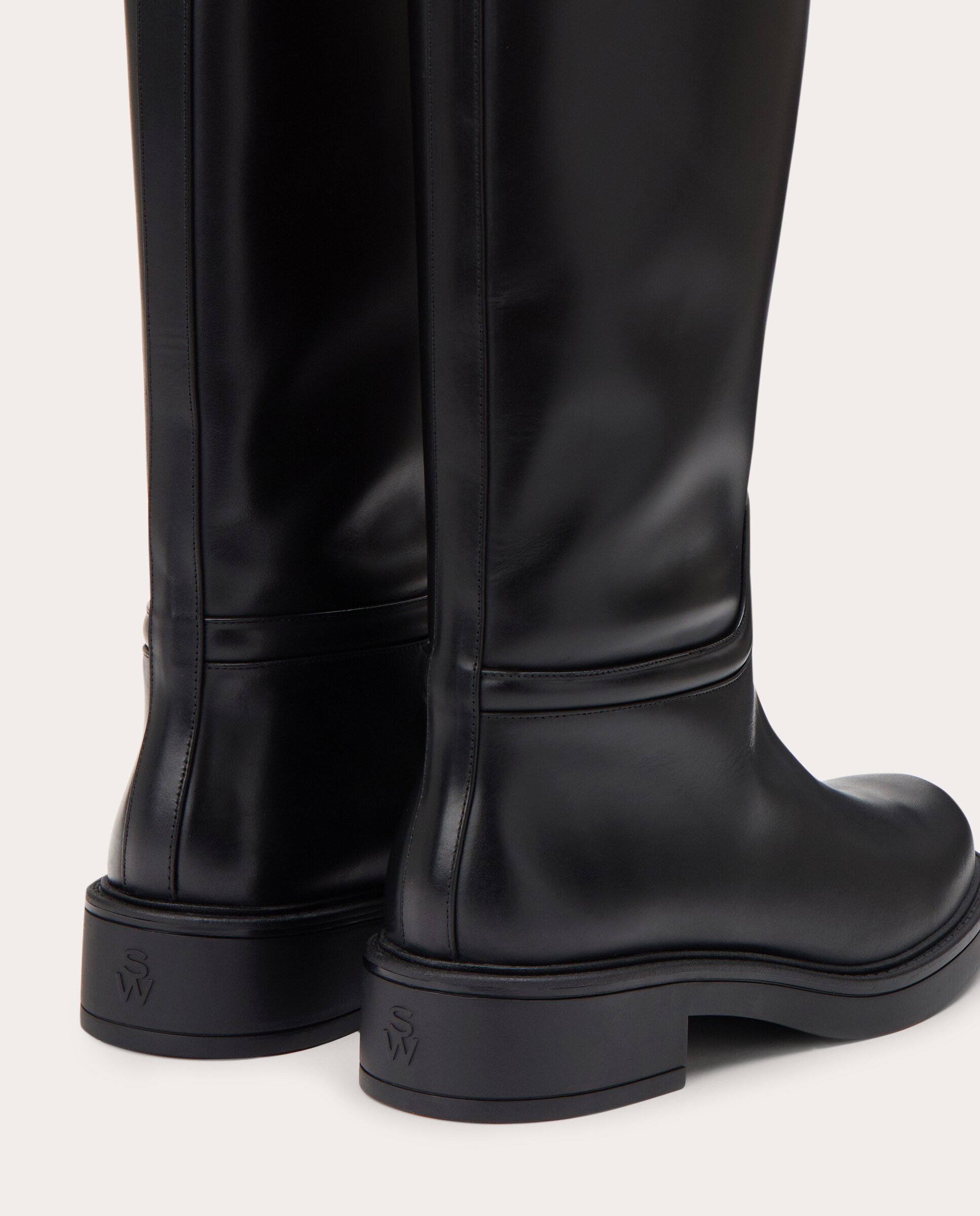 Botas Celia de piel - Negro Negro-3