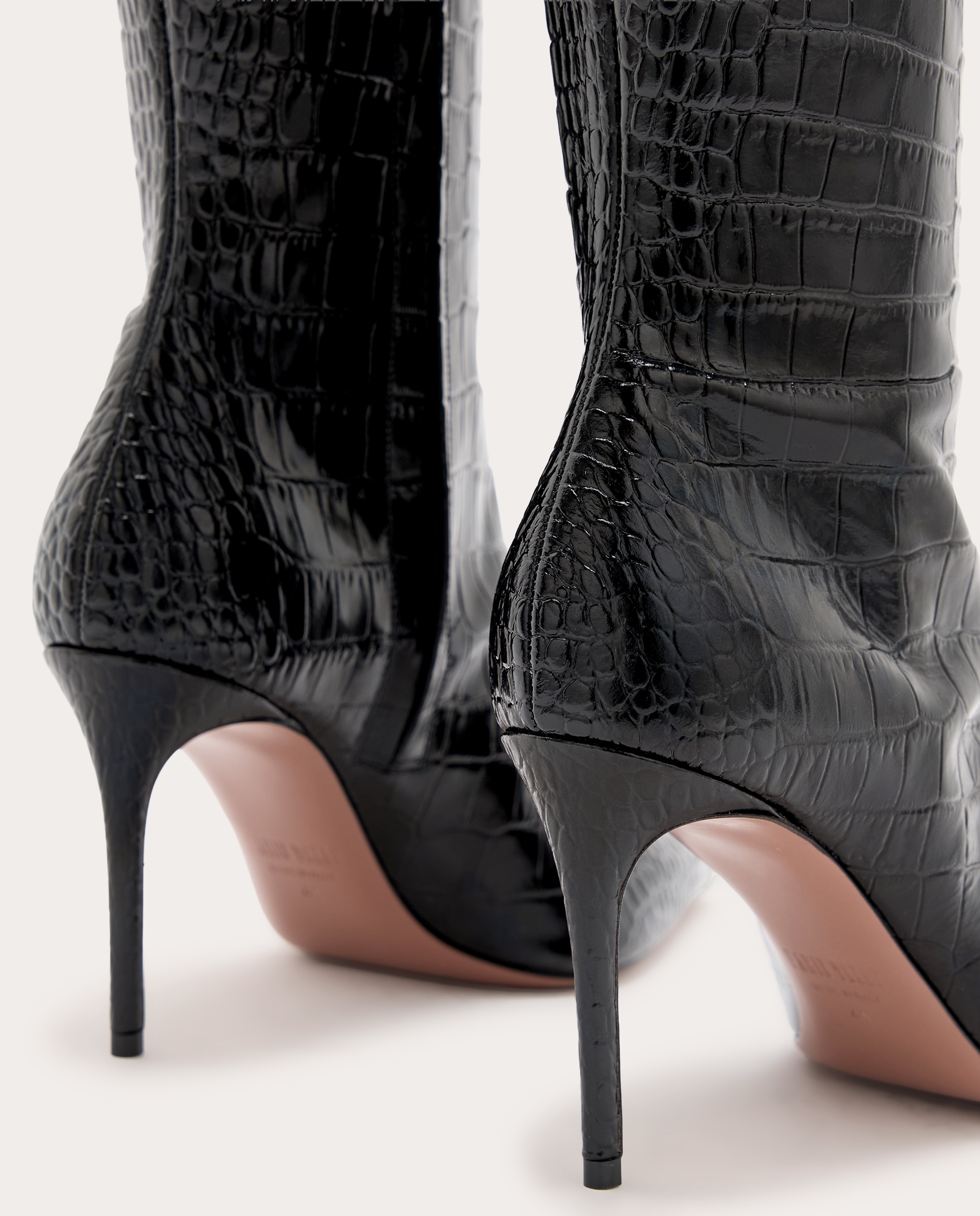 Botas de tacón Vera de charol - Negro Negro-3