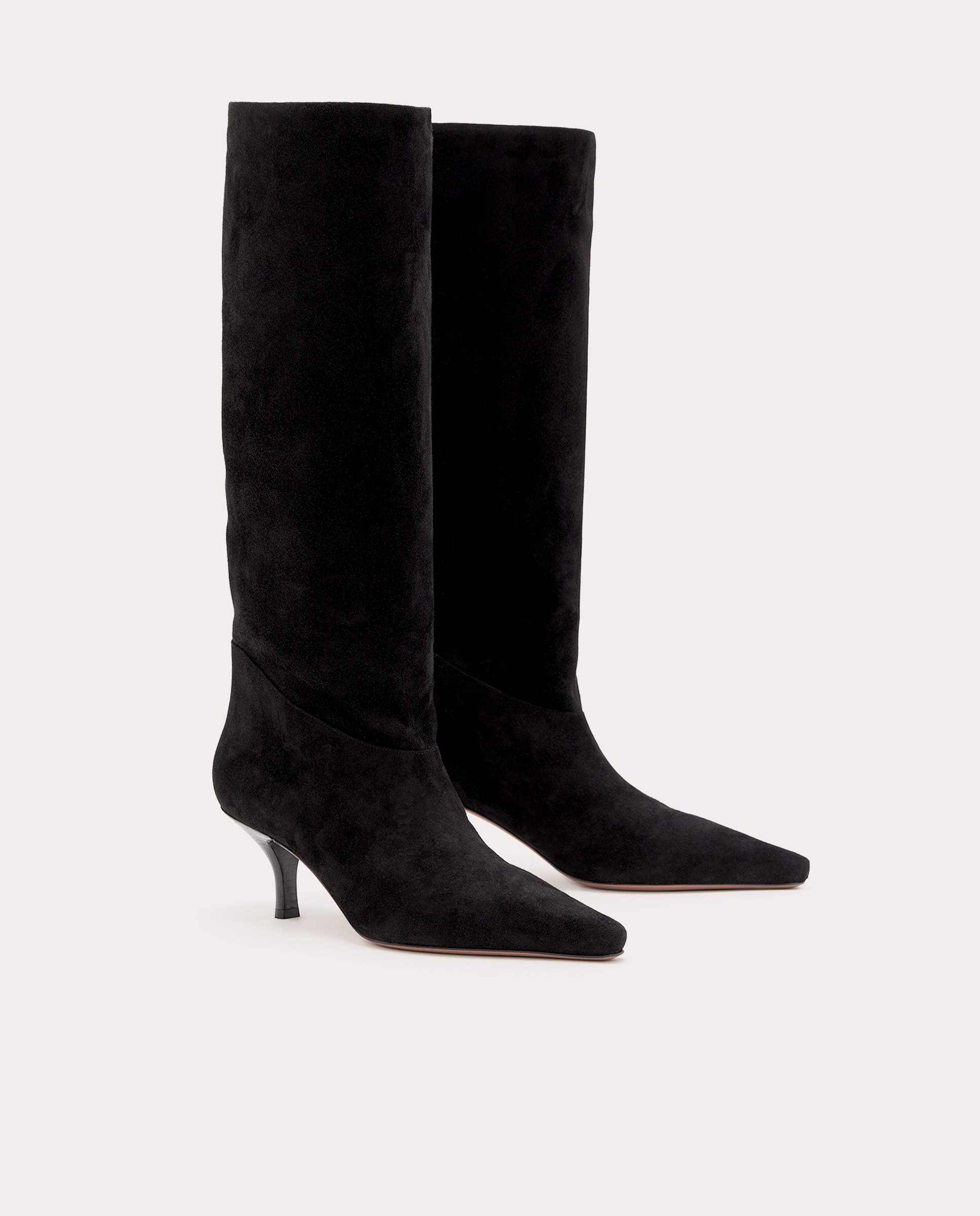 Botas Rose de ante - Negro Negro-2