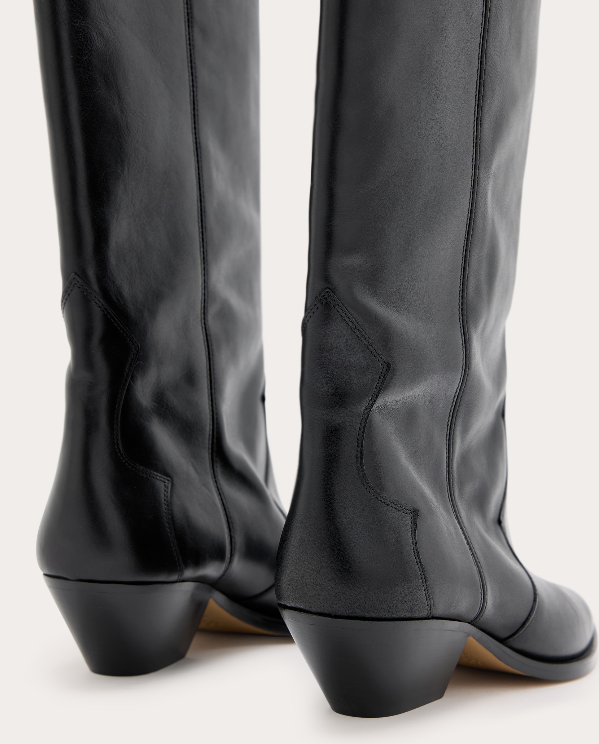 Bota cowboy Denvee de piel - Negro Negro-3