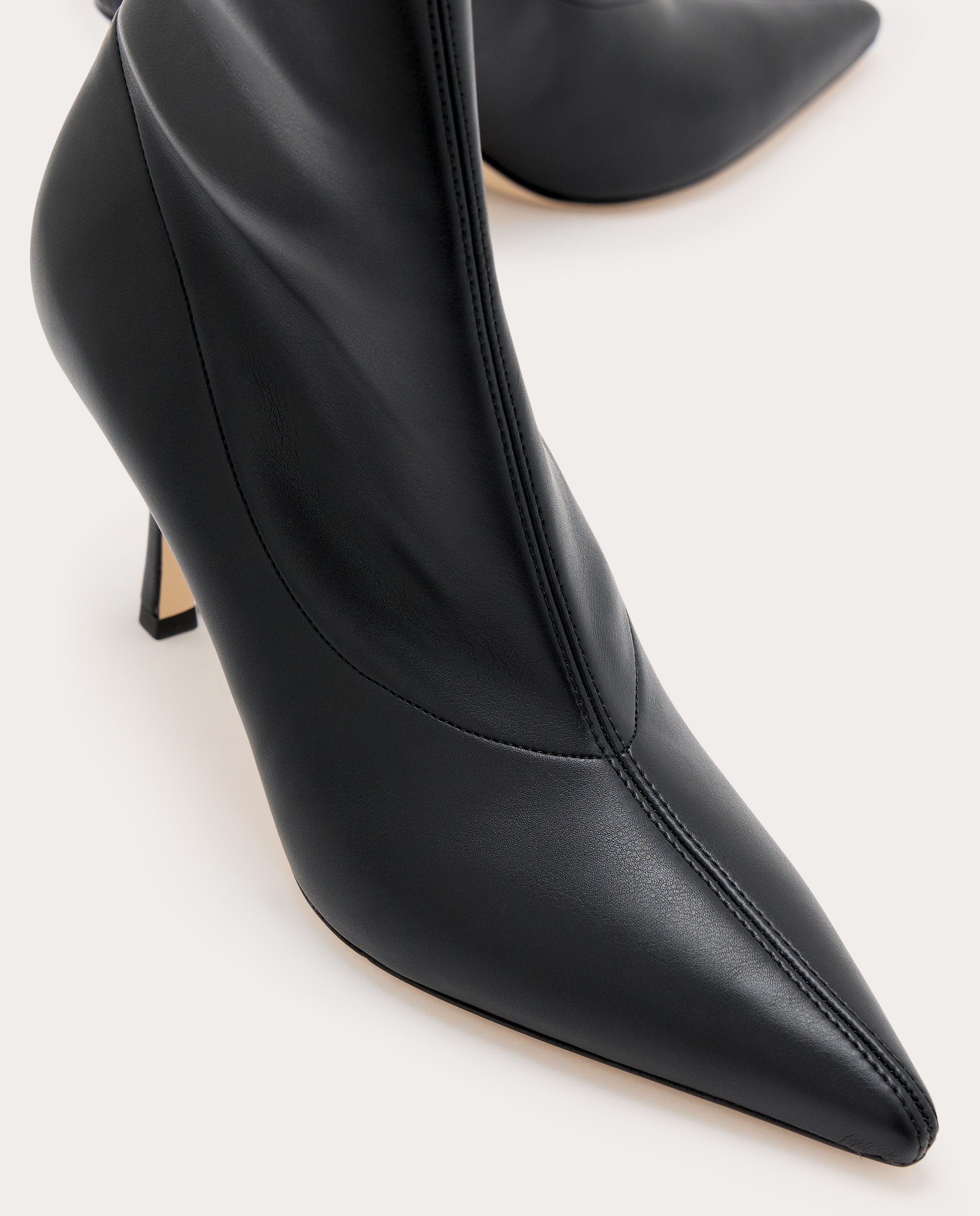 Botas altas Nina de piel - Negro Negro-4