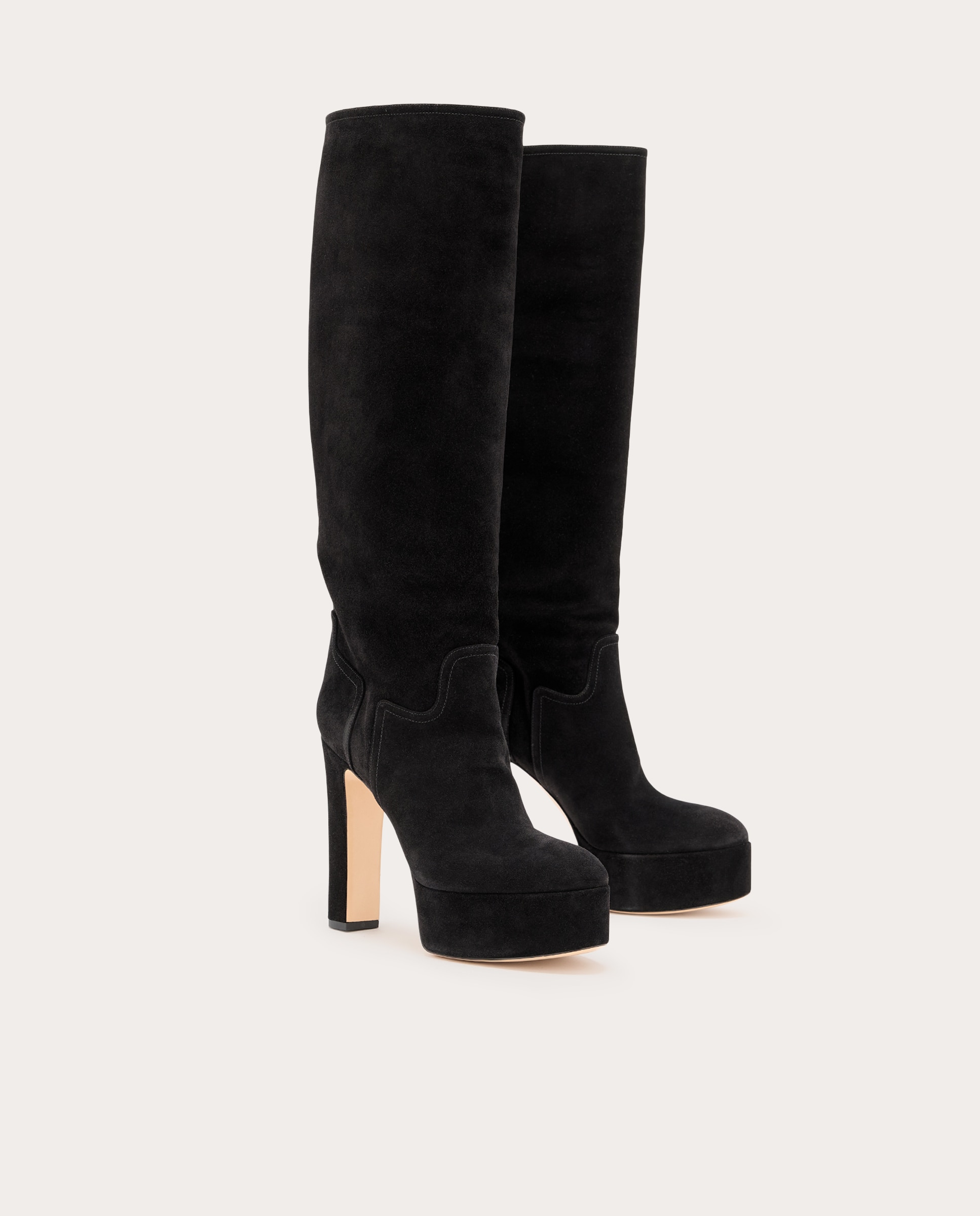 Botas Patty de ante - Negro Negro-2