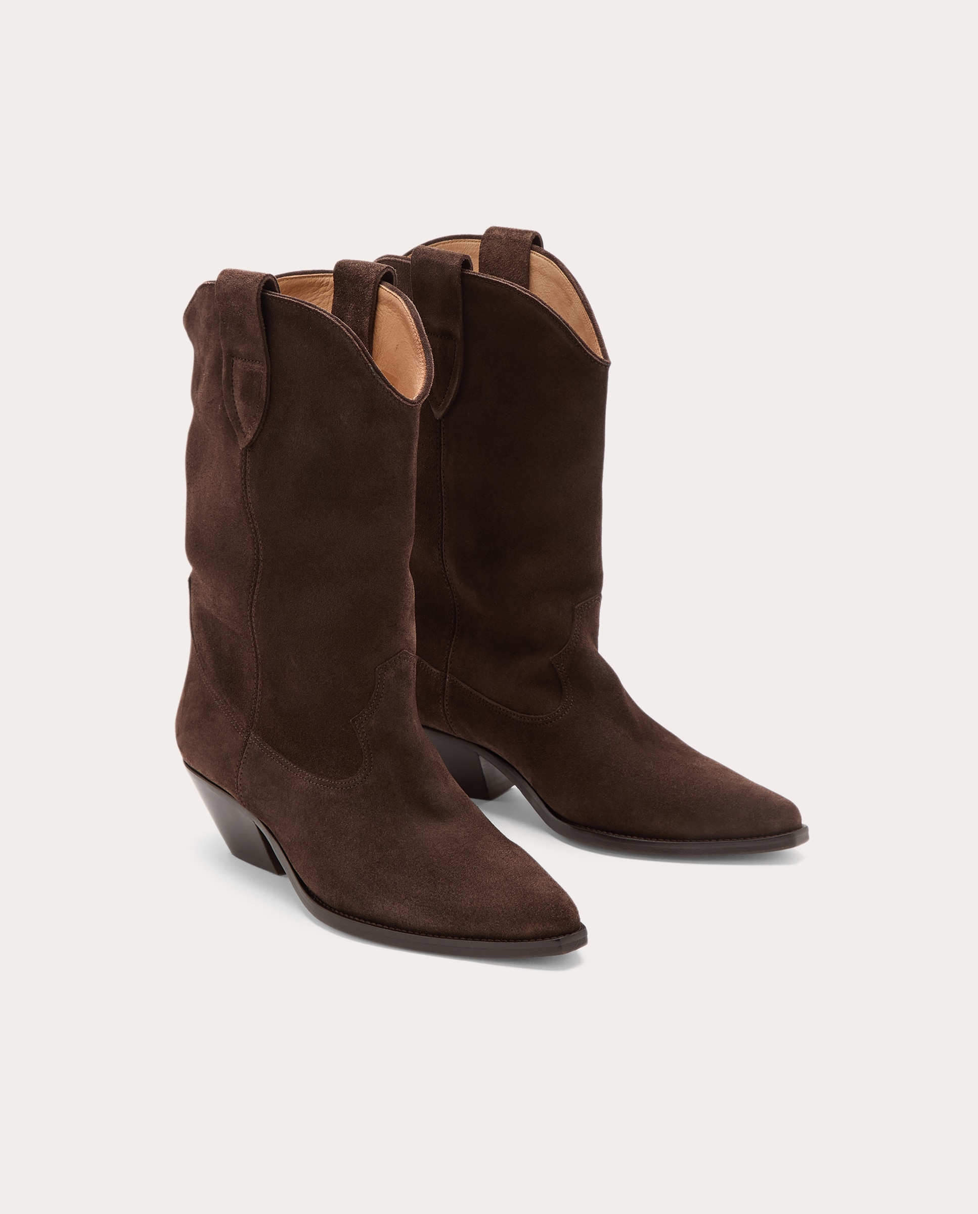 Botins Duerto de Camurça Castanho-escuro-2