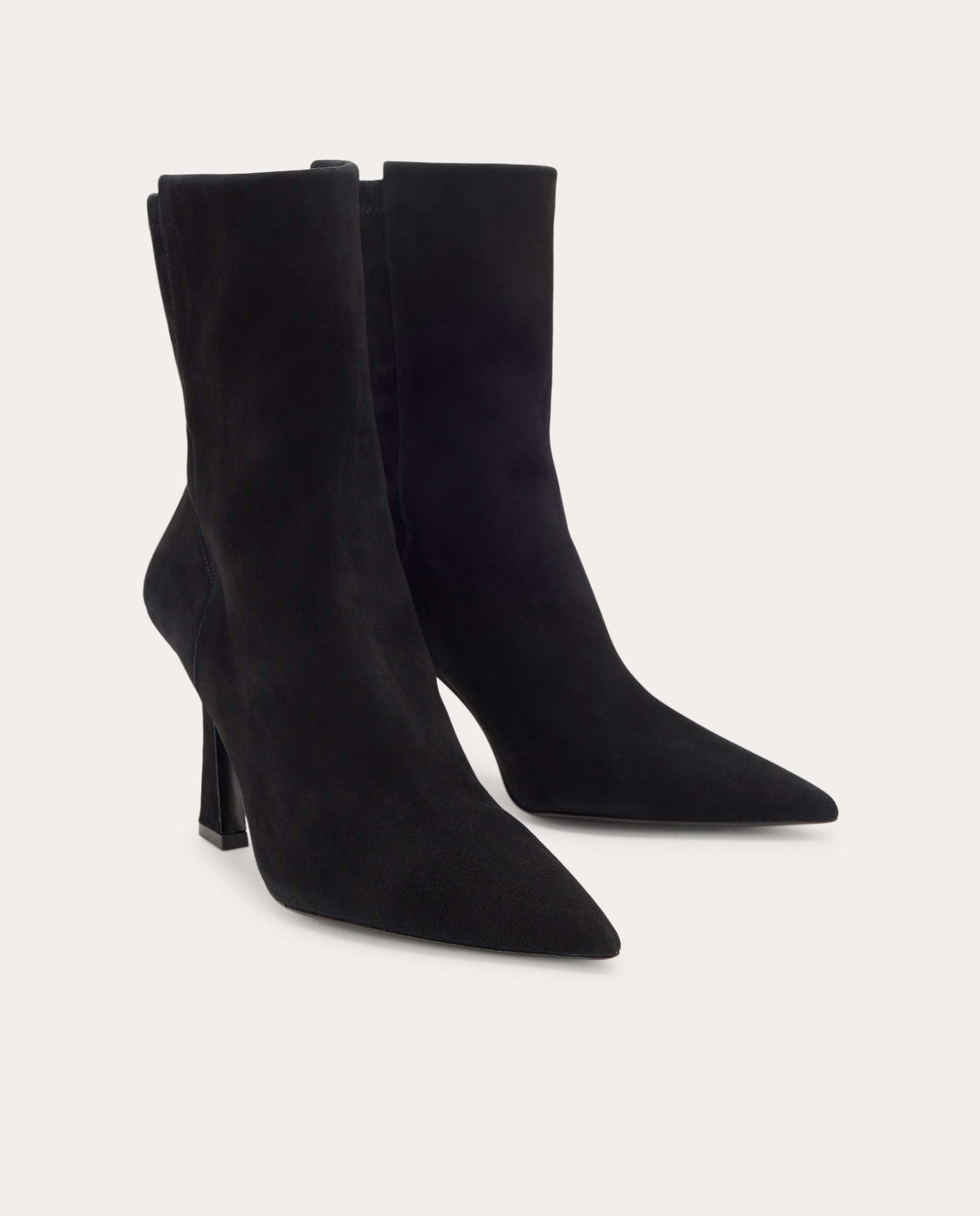 Botines Vinnie de ante - Negro Negro-2