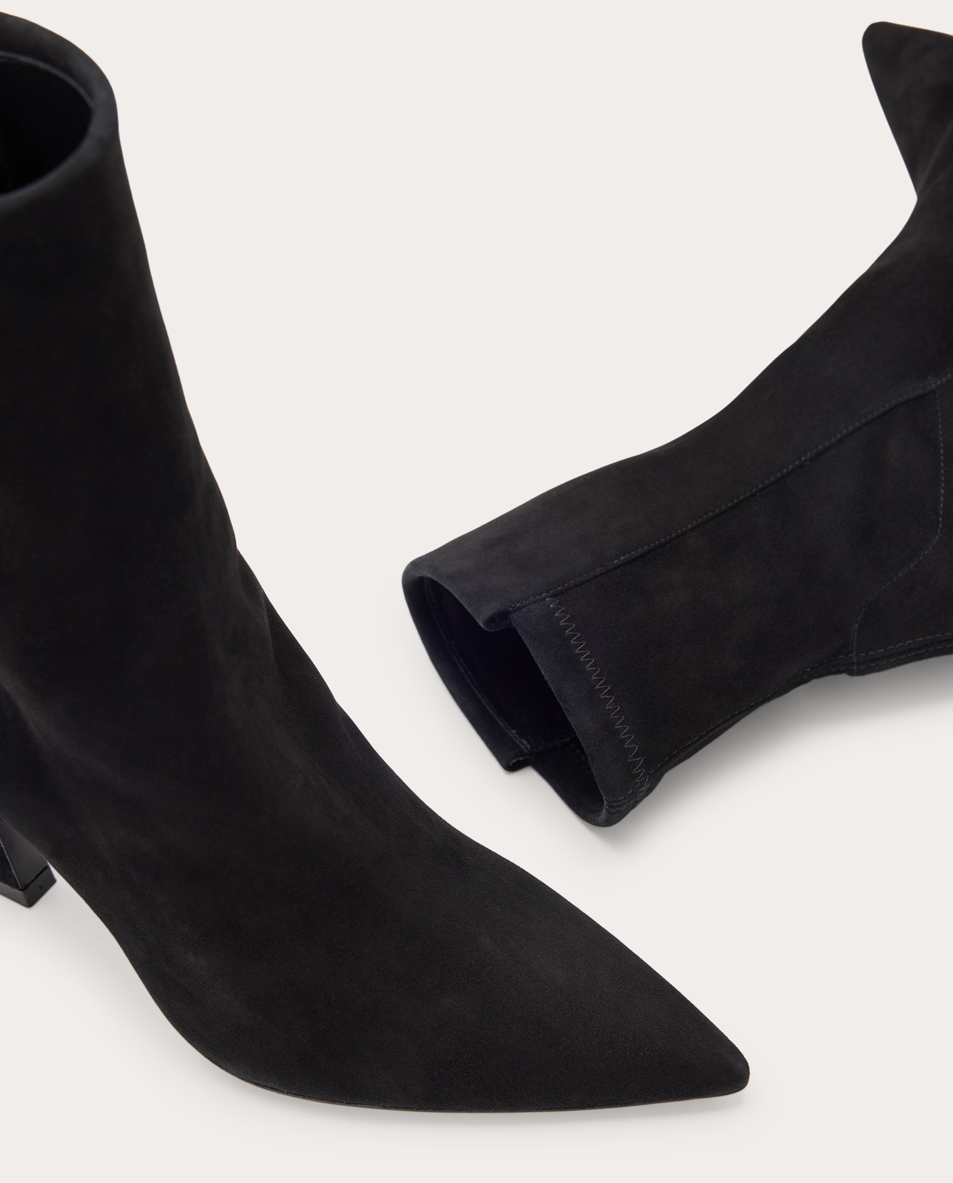 Botines Vinnie de ante - Negro Negro-4