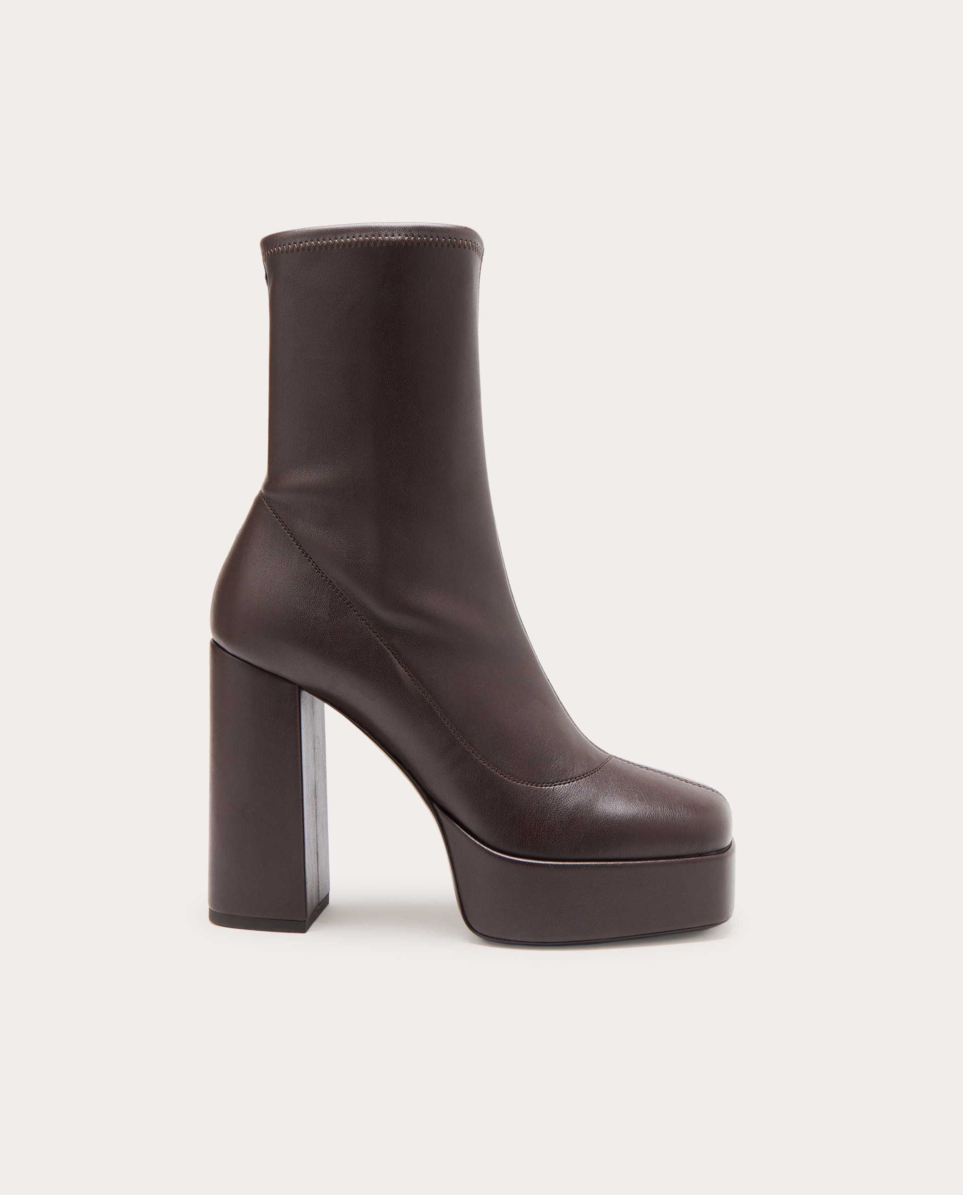 Imagen 1 de Botines con plataforma Marrón oscuro