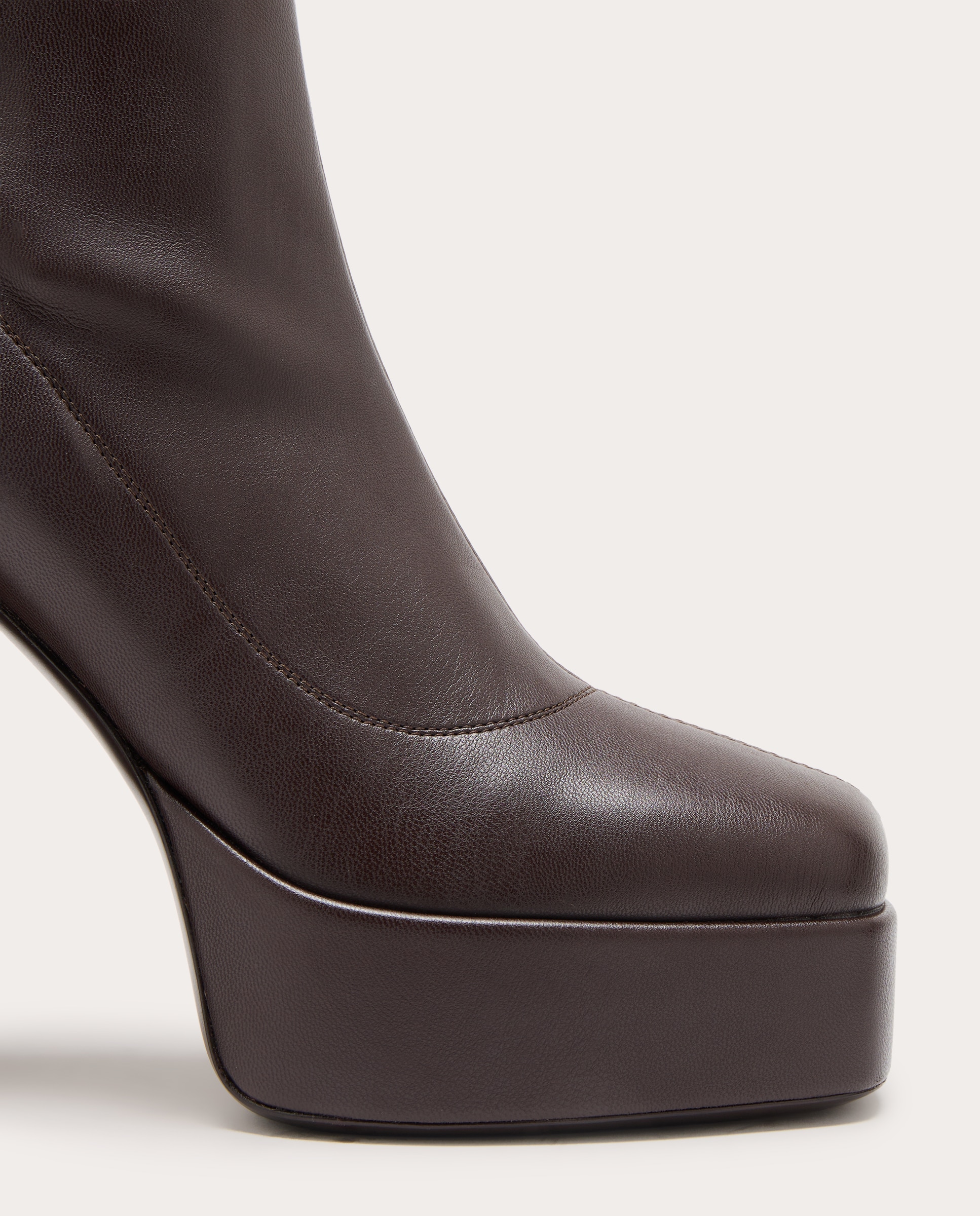 Imagen 4 de Botines con plataforma - Marrón oscuro Marrón oscuro