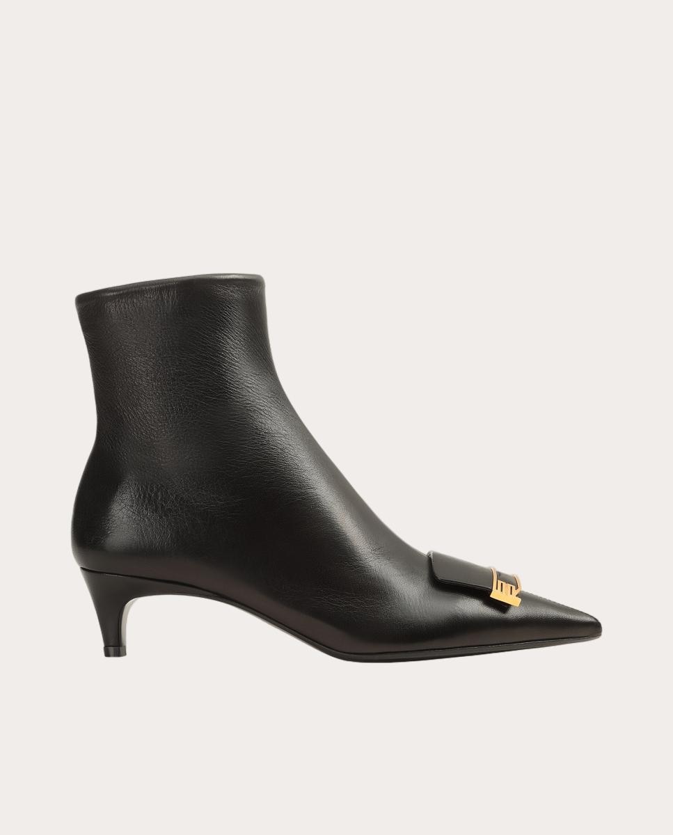 Imagen 0 de Botines de piel Negro