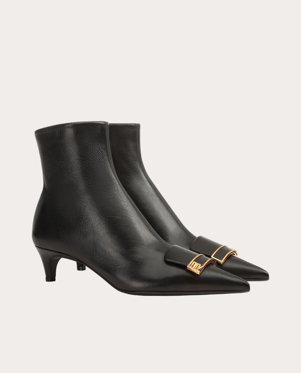 Botines de piel - Negro Negro-2