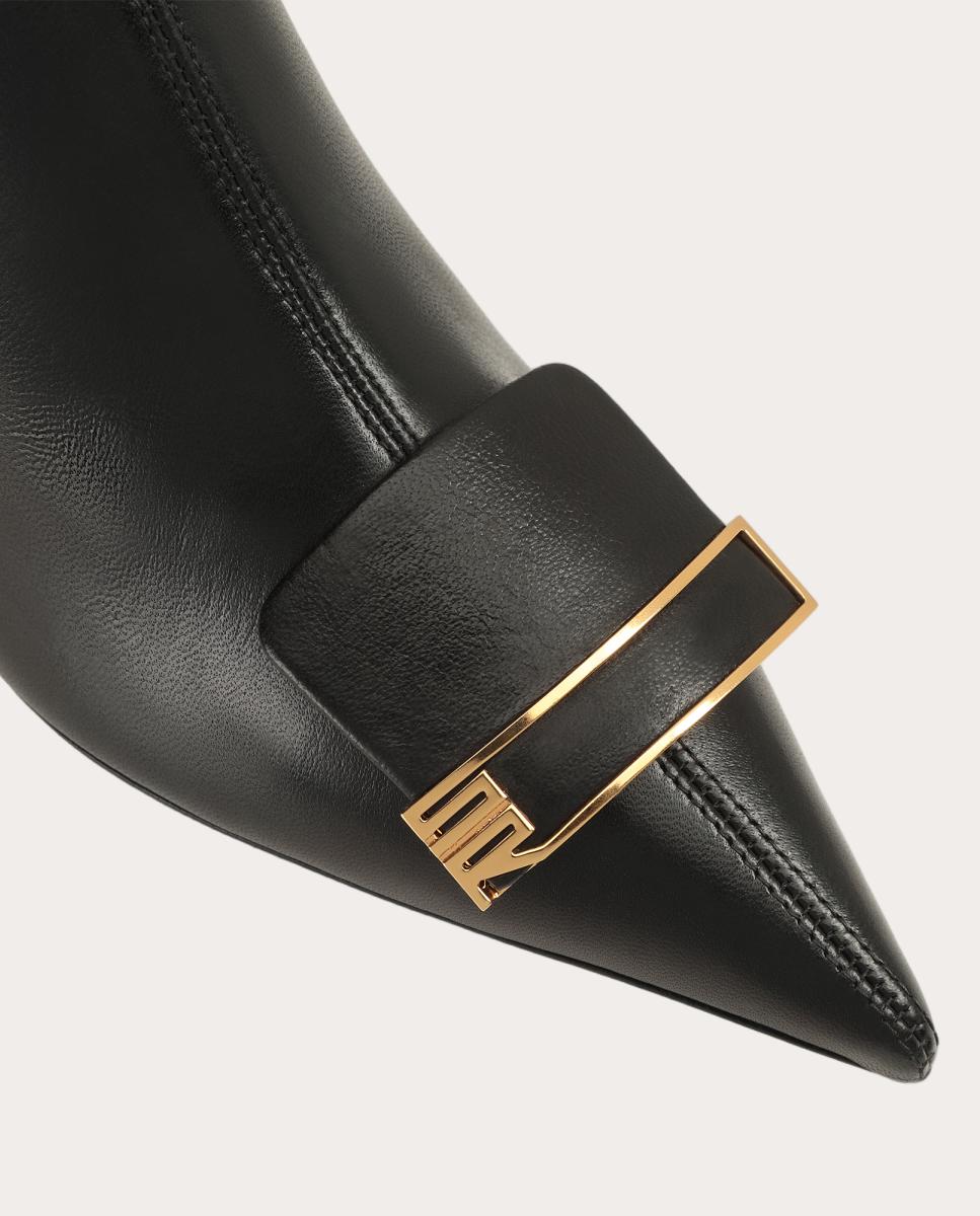 Botines de piel - Negro Negro-3
