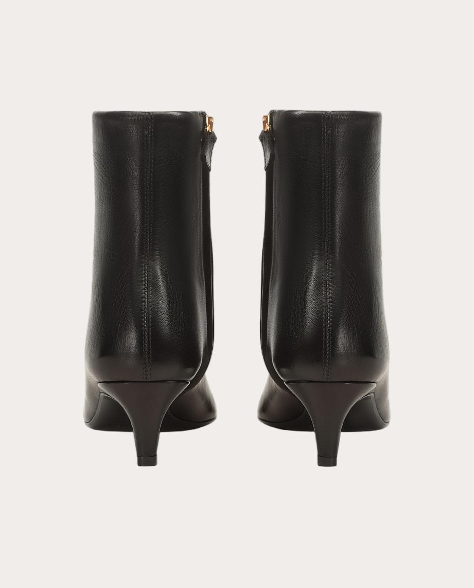 Botines de piel - Negro Negro-5