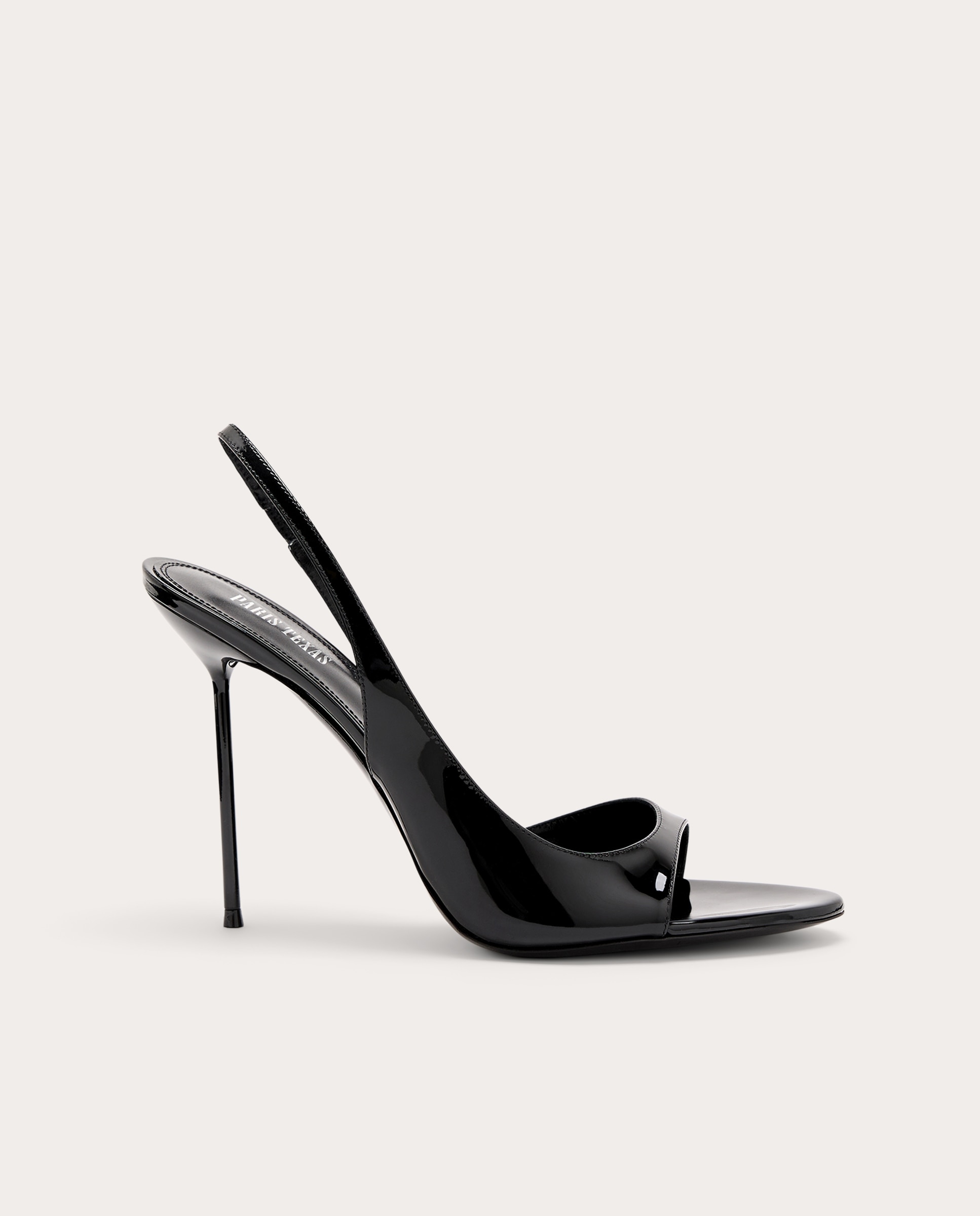 Slingbacks Lidia de charol - Negro Negro-1