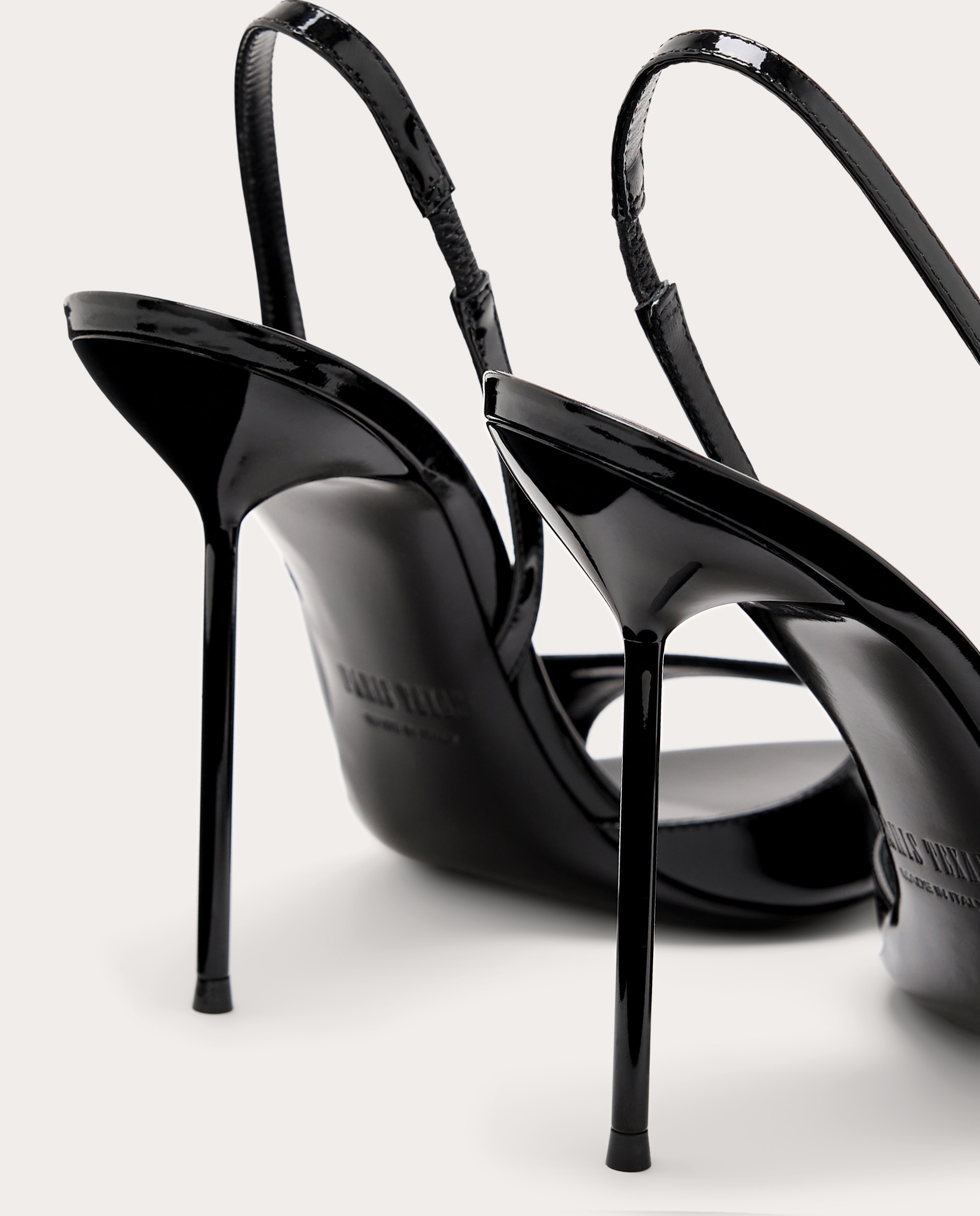 Slingbacks Lidia de charol - Negro Negro-3