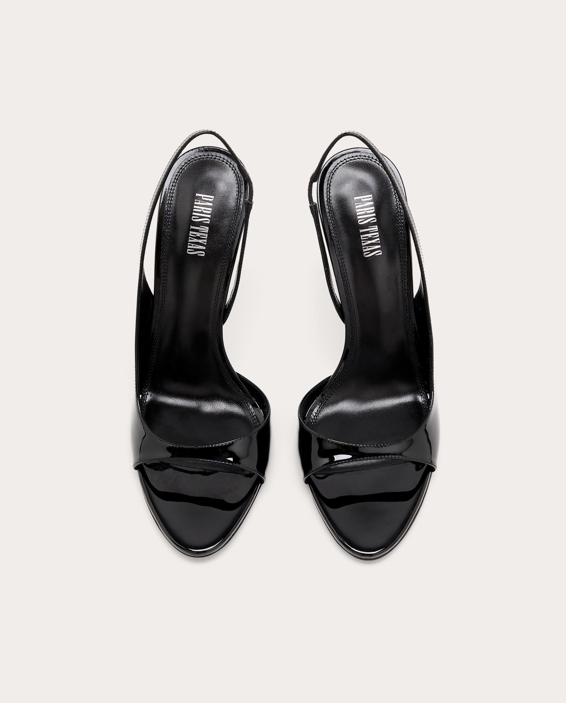 Slingbacks Lidia de charol - Negro Negro-4