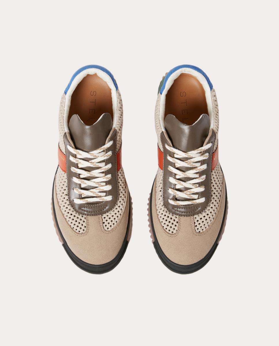 Zapatillas con paneles de ante y malla - Multicolor Multicolor-3
