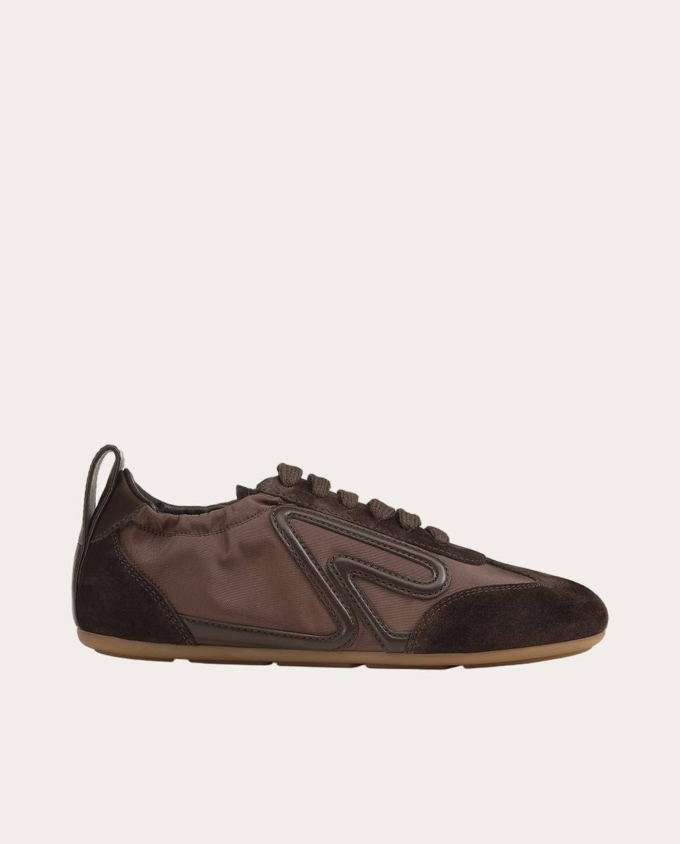 Imagen 0 de Sneakers casual de ante Marrón