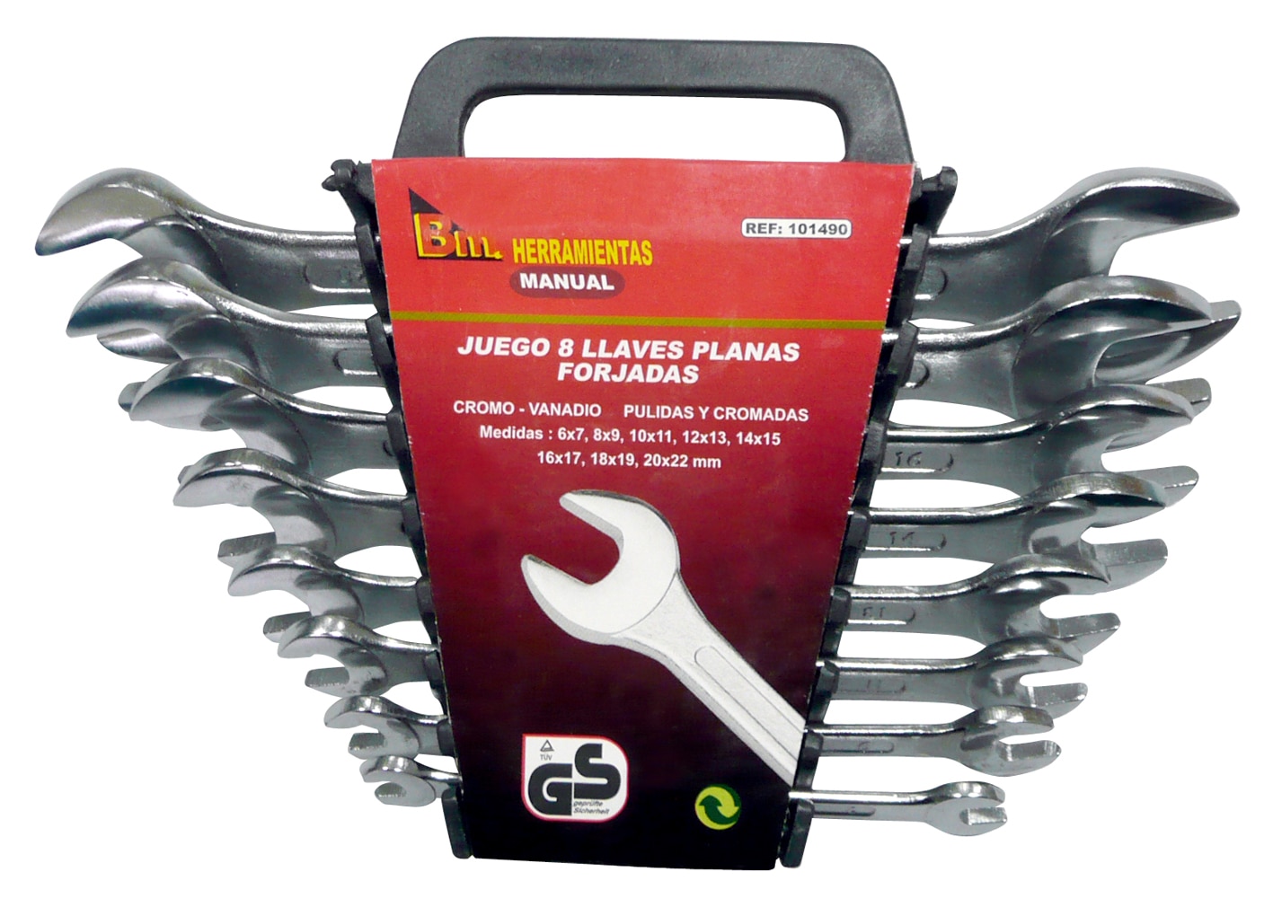Imagem 0 de Conjunto 8 Chaves Planas Forjadas