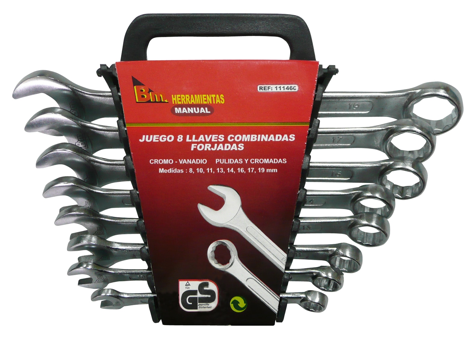 Imagem 0 de Conjunto 8 Chaves Combinadas Forjadas