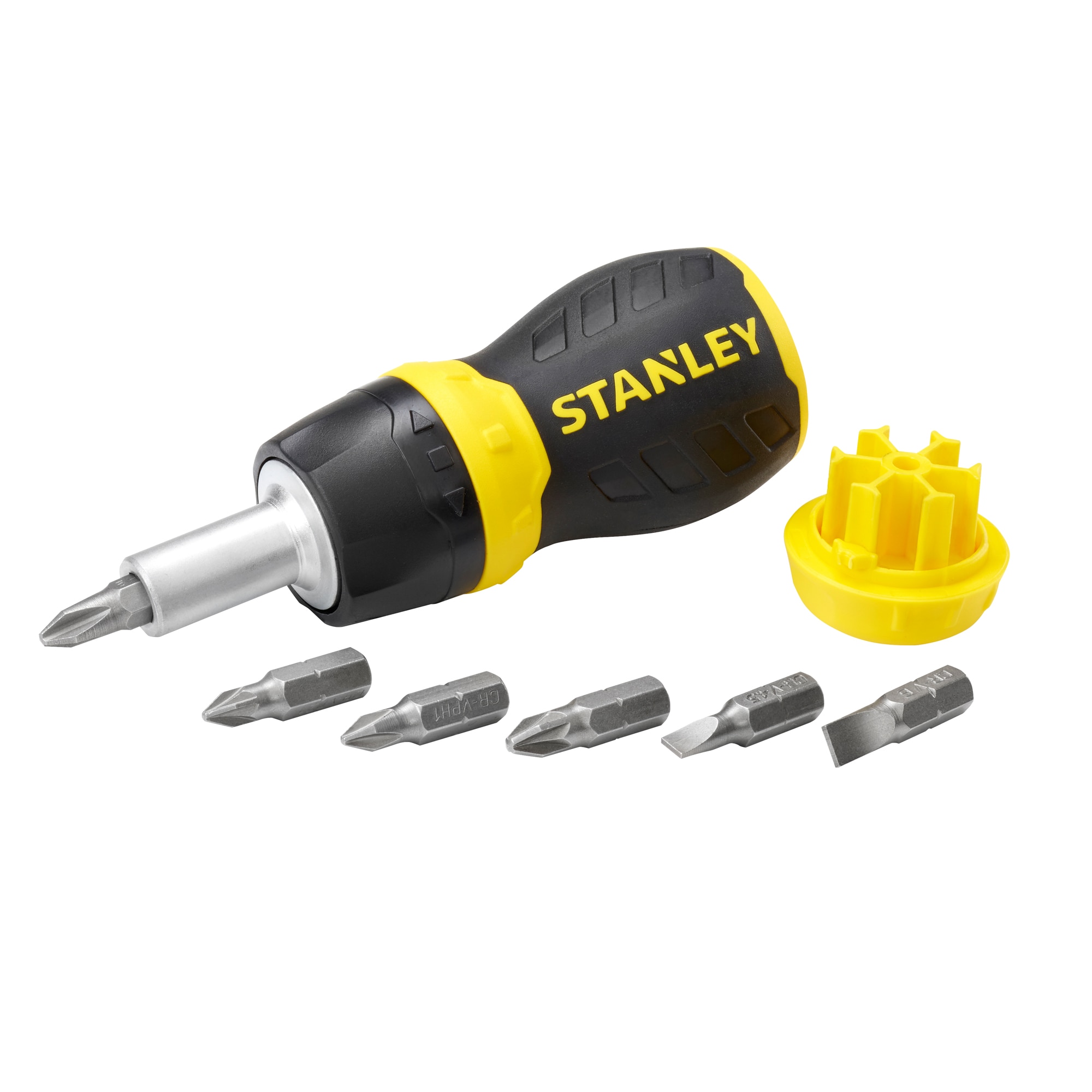 Stanley – Destornillador llave carraca multipuntas.