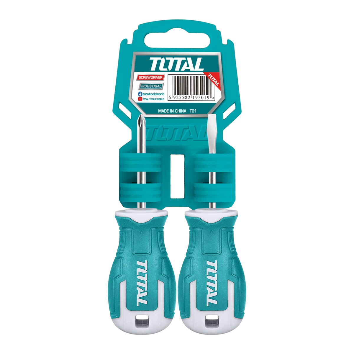 Conjunto de 2 Chaves de Fendas Mini Turquesa-4