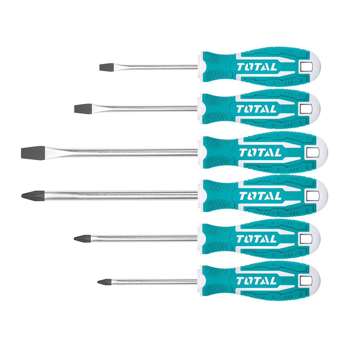 Total – Juego 6 Destornilladores.
