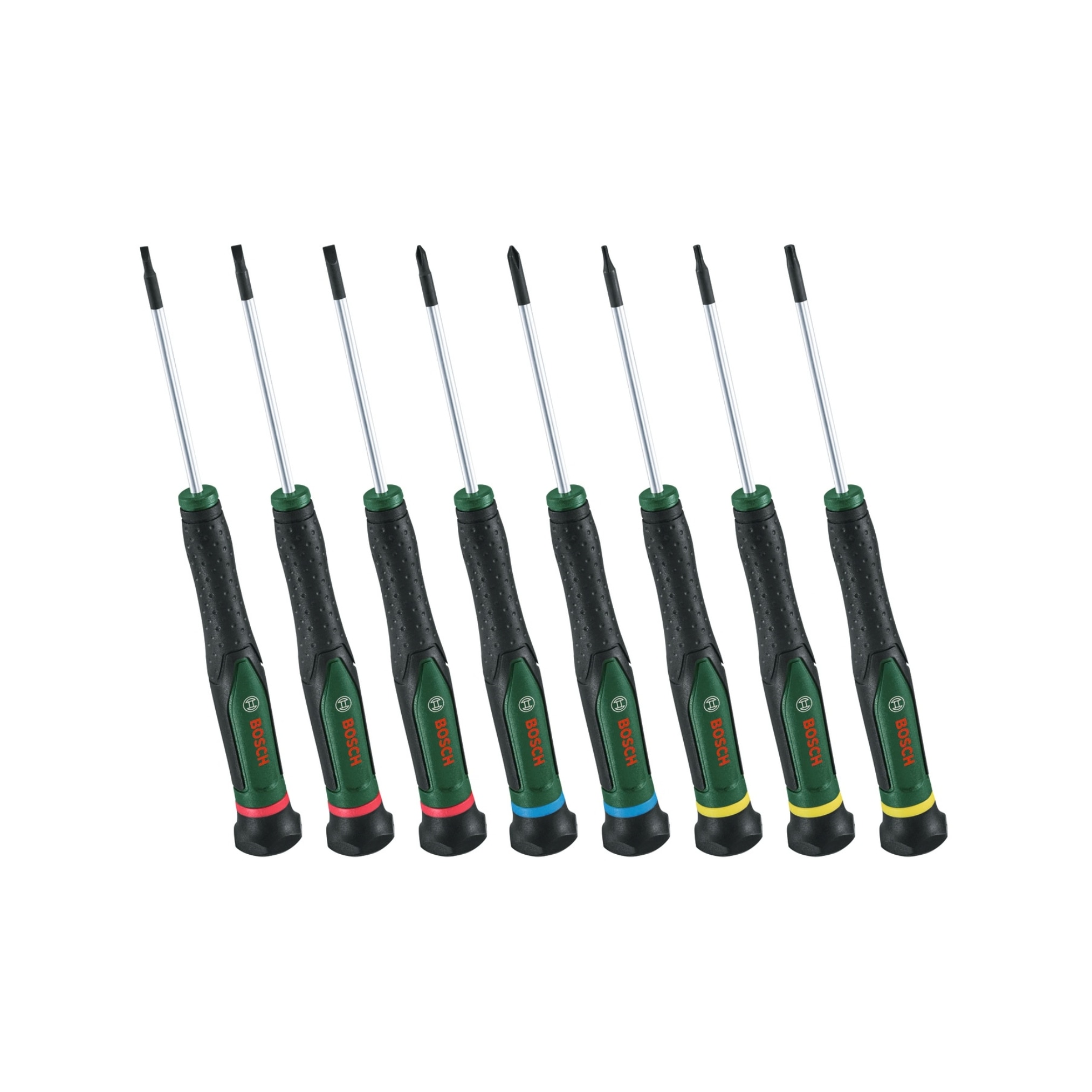 Atornilladores de Precisión 8 Uds Verde / Negro-2
