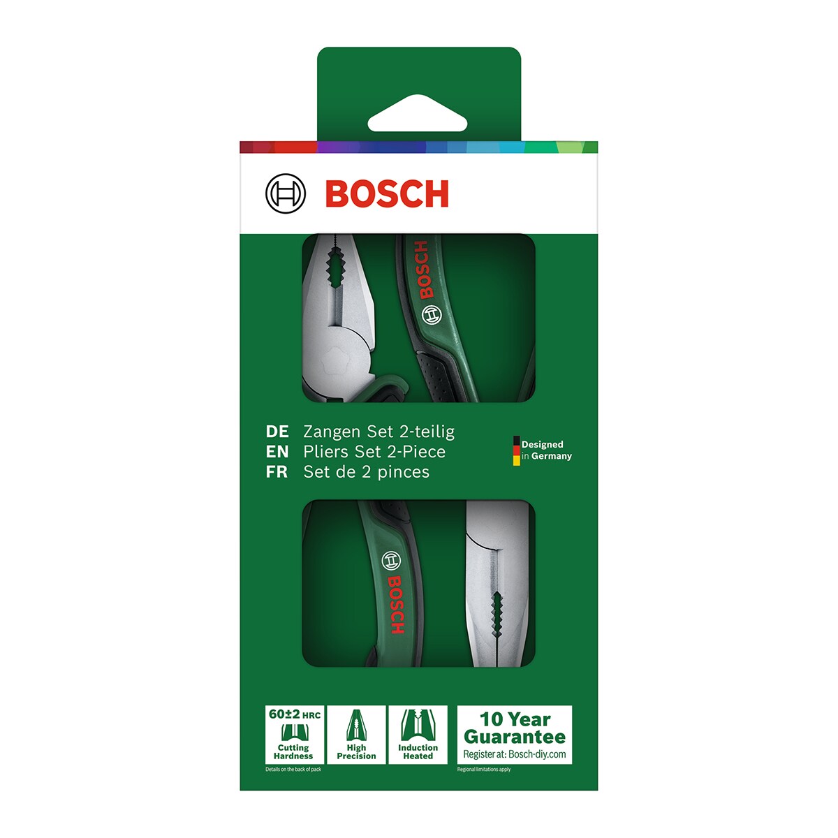 Juego de Alicates 2 Pzas Verde-3